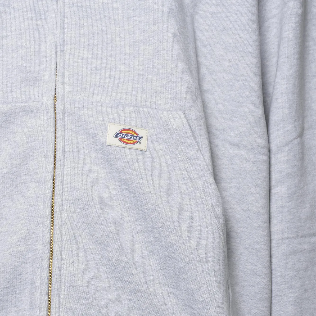 Dickies Fostoria DK0A89PR felpa grigio chiaro zip