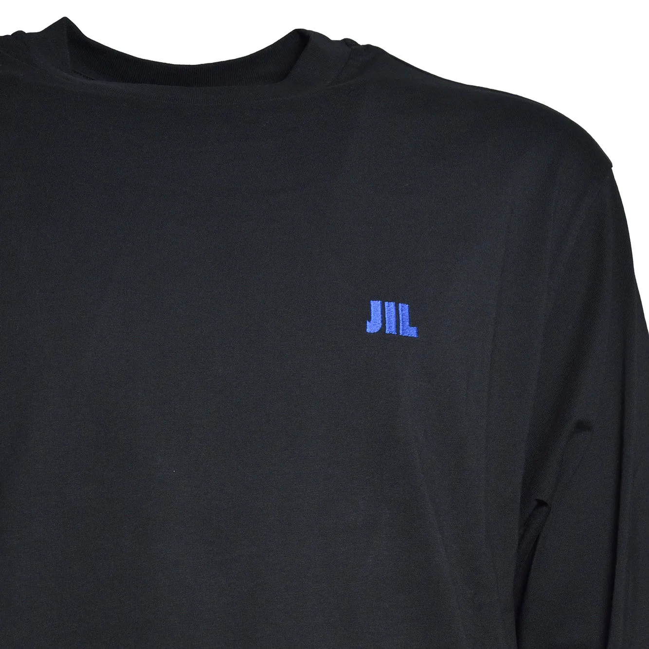 Jil Sander J22GC0282J45048 T-shirt manica lunga nera