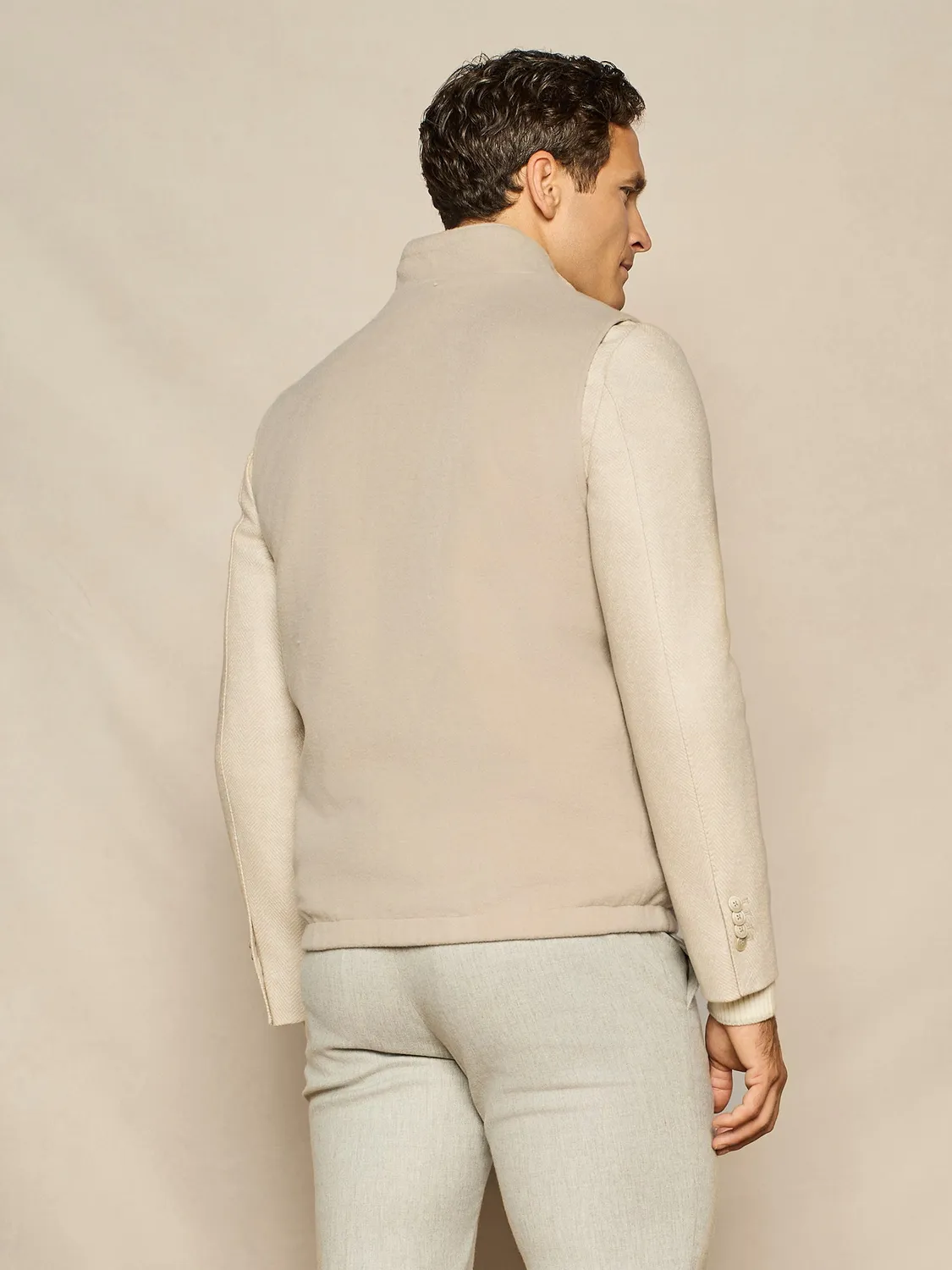 Paul Taylor smanicato reversibile velour burro