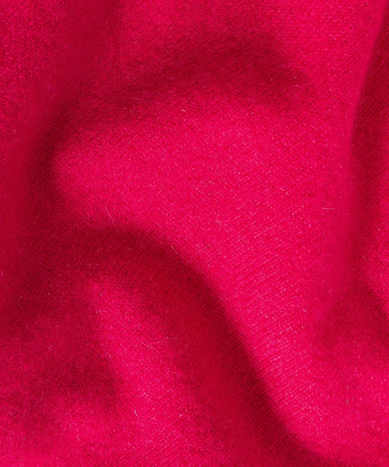 Rodier Maglia cashmere collo tunisino rosa geranio
