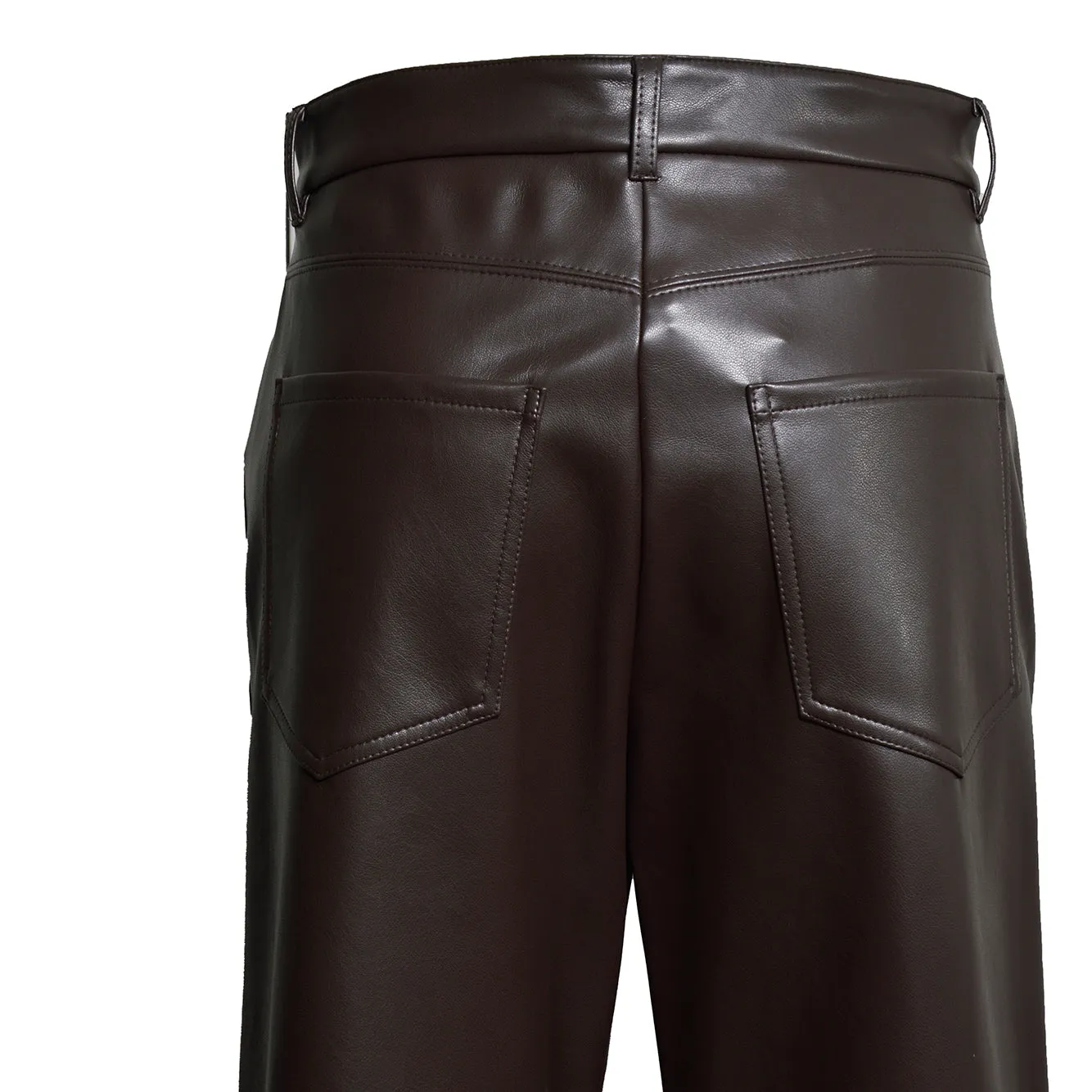 S Max Mara Sospiro pantalone pelle marrone XS-L