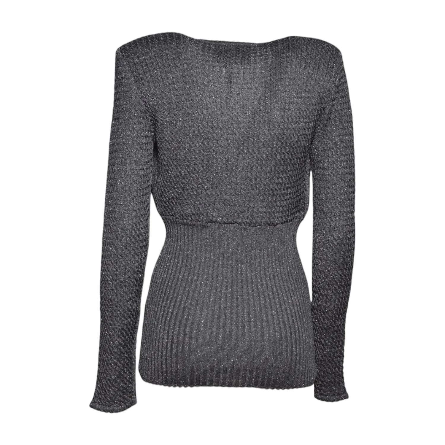 Akep Sissi MGKD15052 maglia scollo V antracite