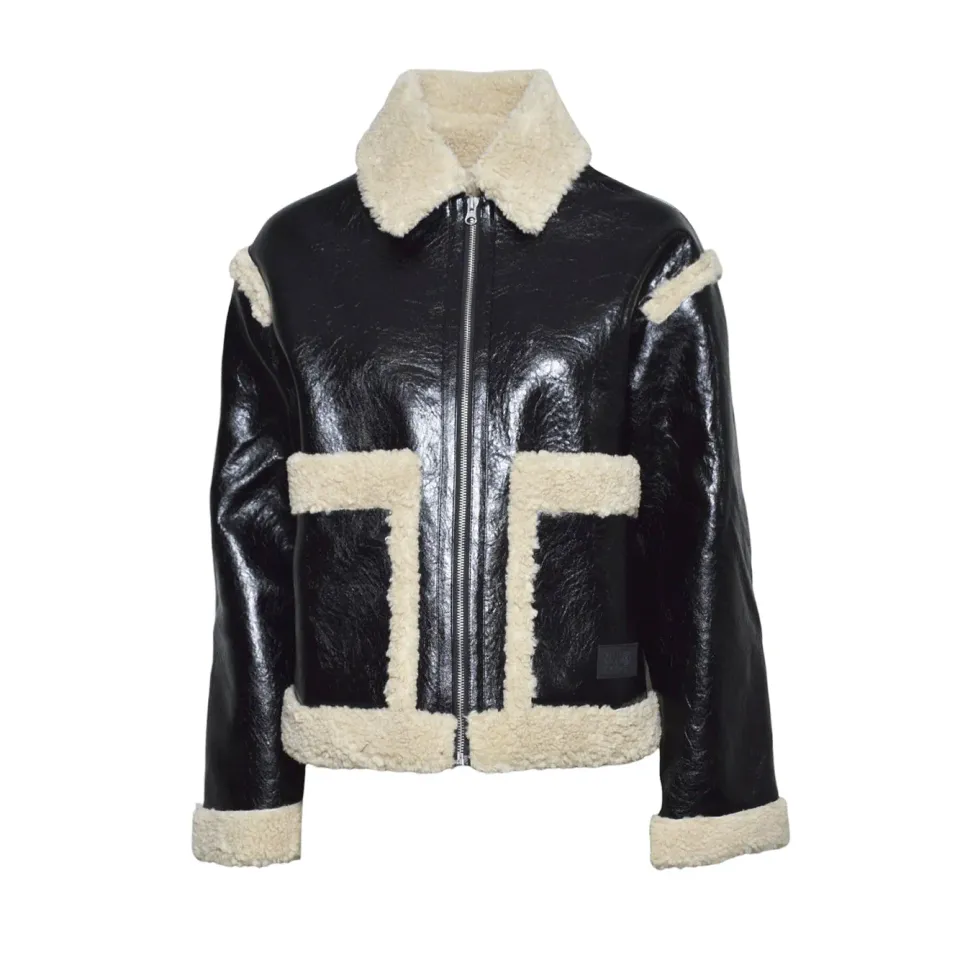 MM6 Maison Margiela Junior M61126MM08J Giubbotto Nero Poliestere