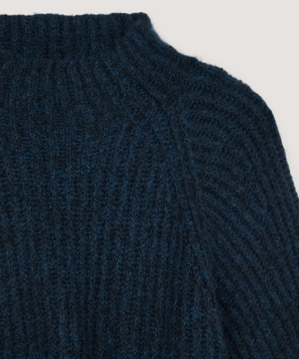 Rodier maglione oversize maglia grossa blu navy