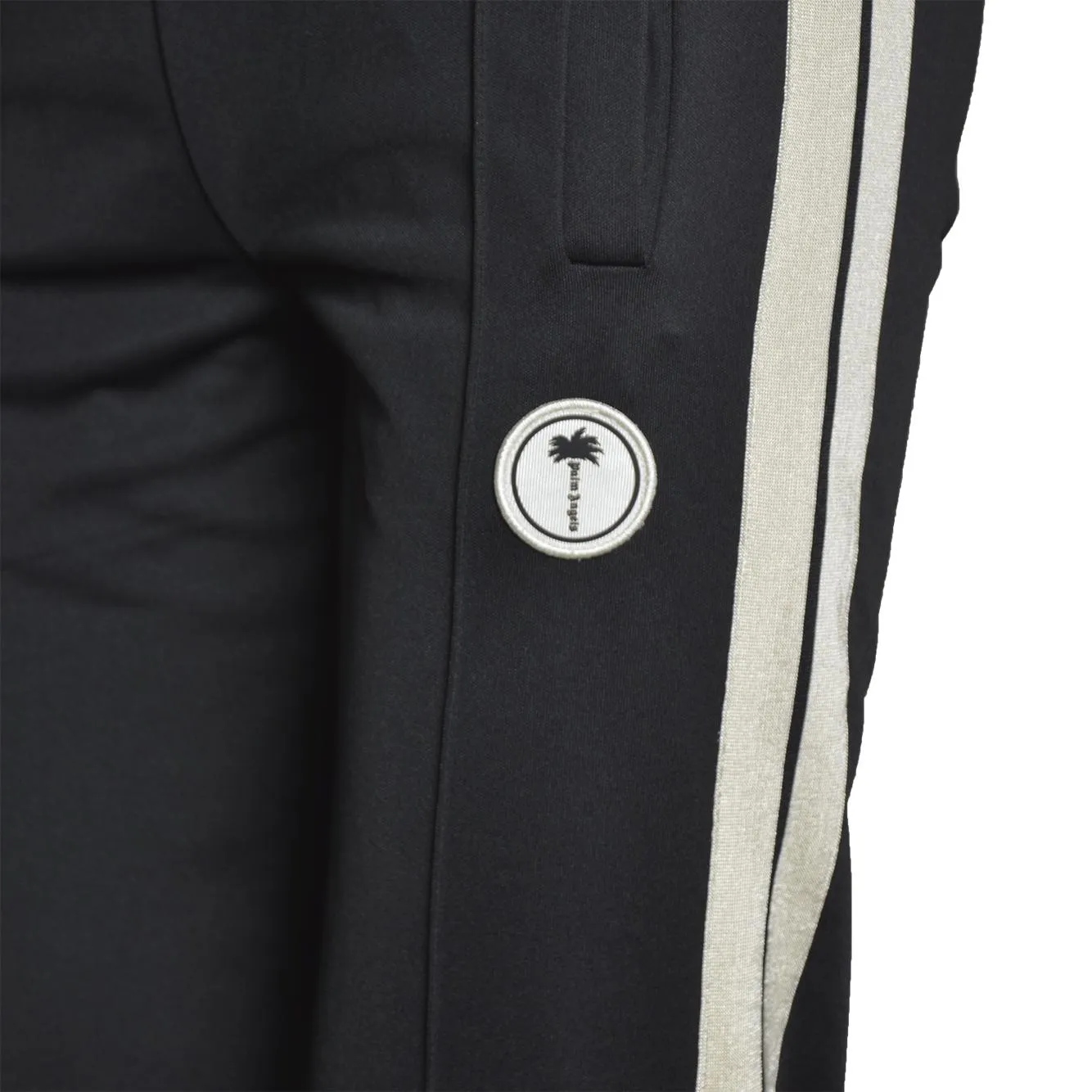 Palm Angels Tree PMCJ020S26FAB002 tuta nera logo