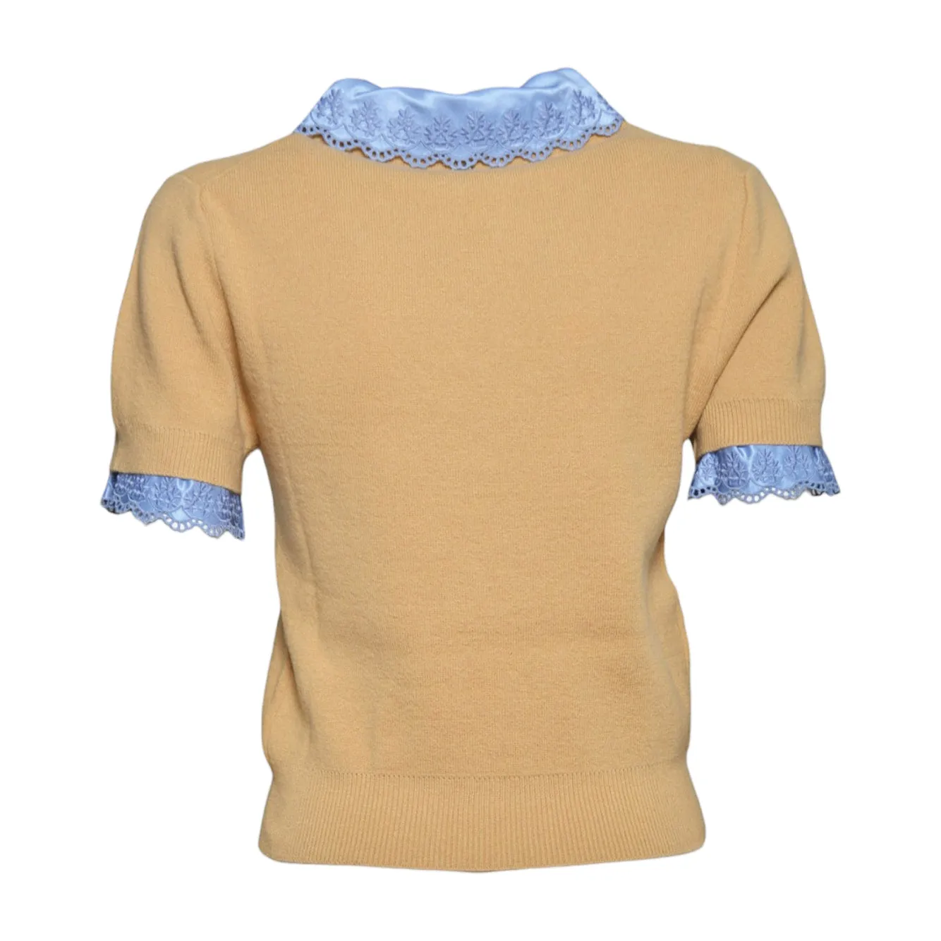 Rabanne 26AMPU103ML0622M898 cardigan beige lana