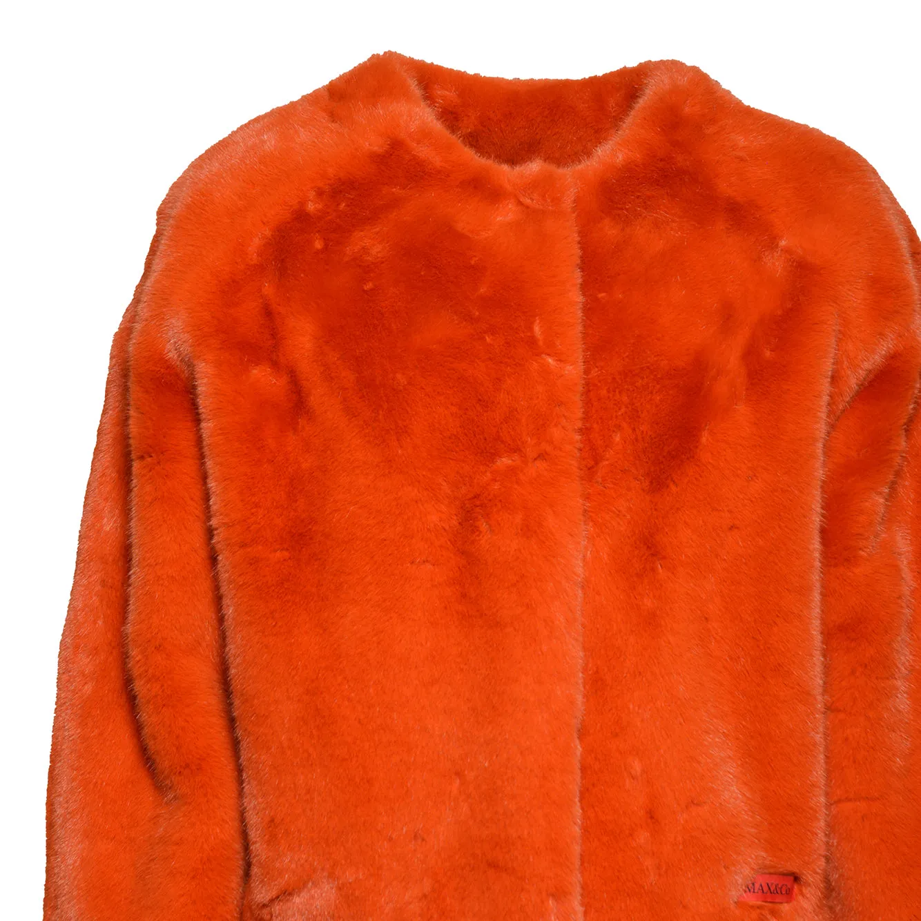Max&Co Junior MX0371MX01S giubbotto pelliccia arancione 14A
