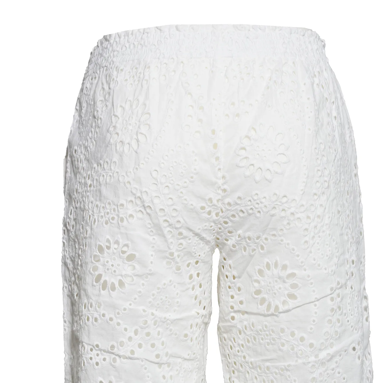 Saint Barth Patricia PAE001 pantalone bambina bianco cotone