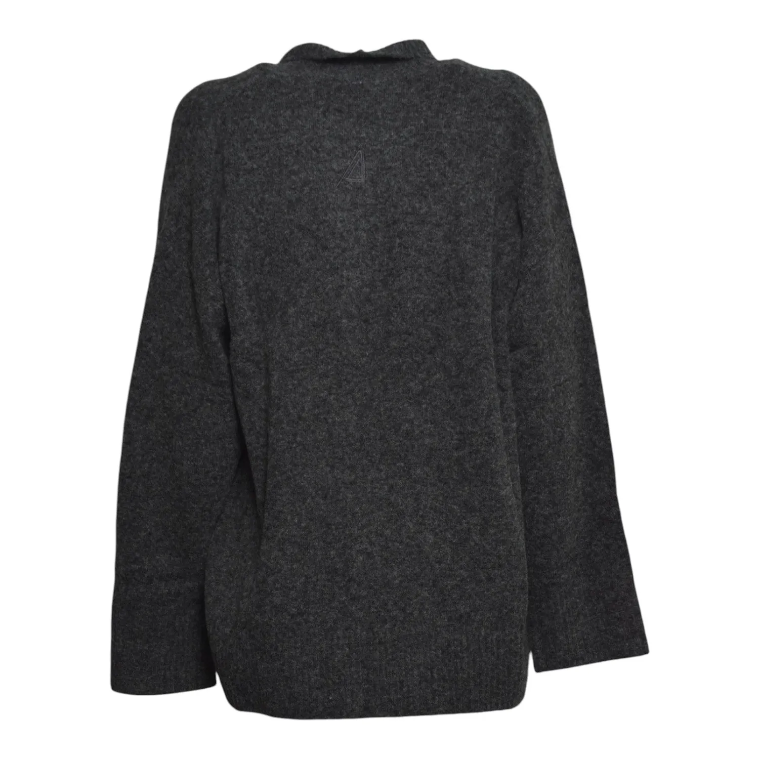 Akep CAKD15102 cardigan antracite ricamato donna