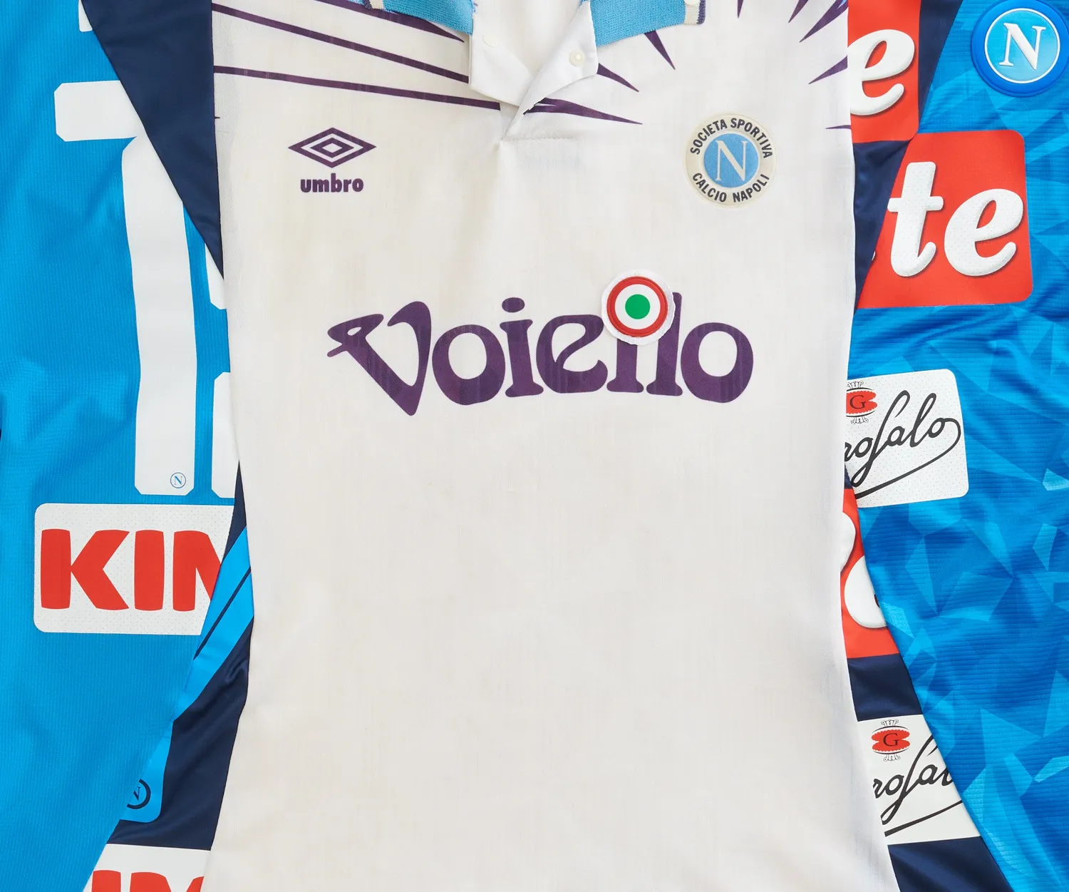 Marcello Pipitone Napoli 92.19.18 maglia calcio L riciclata