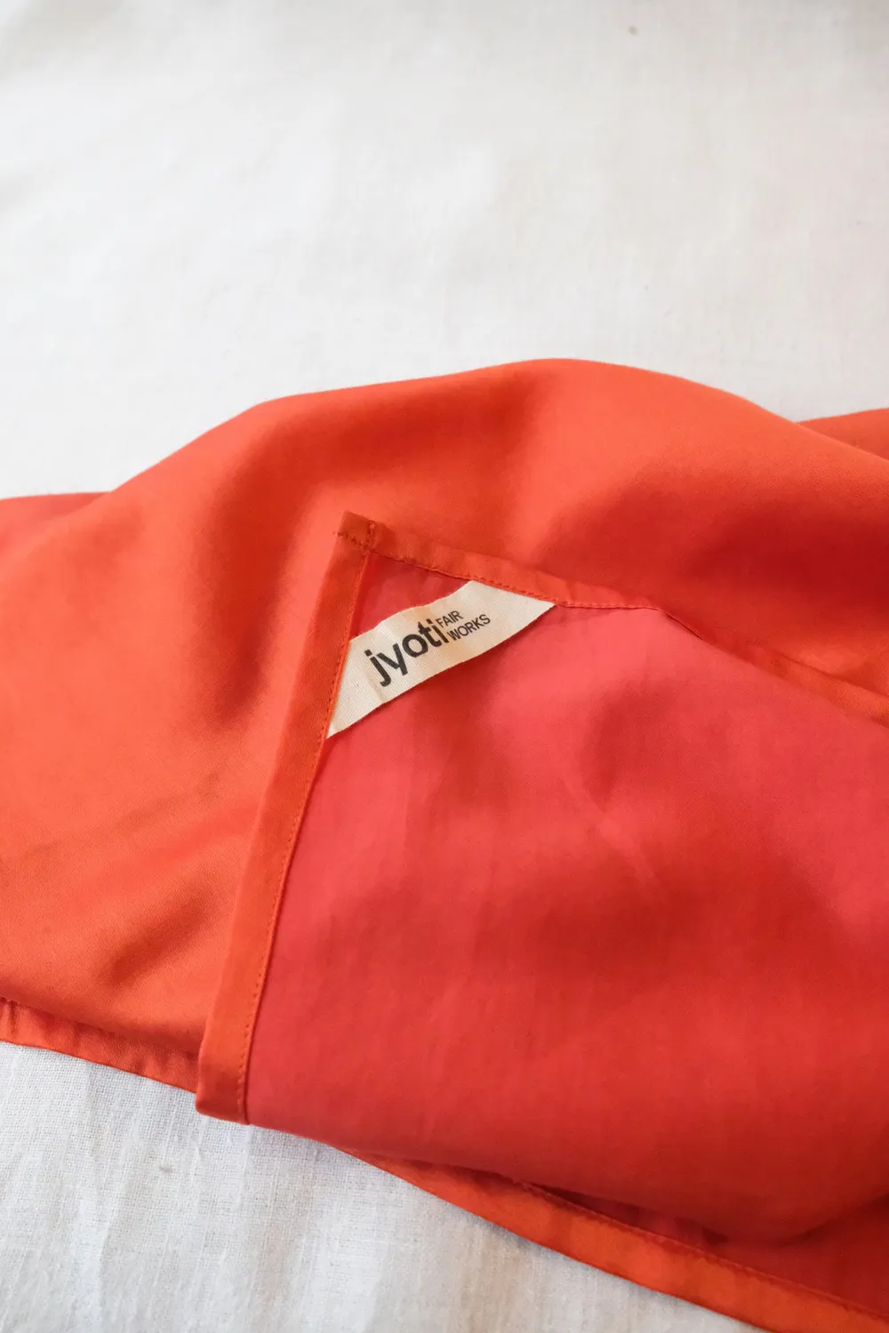 Jyoti Dupatti foulard seta cotone lava
