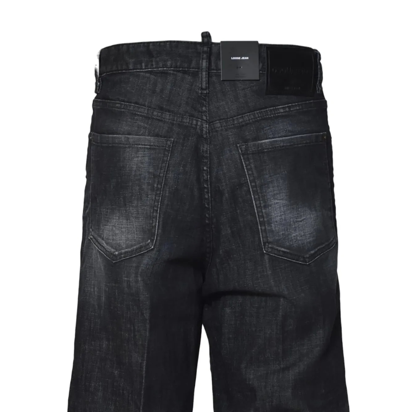 Dsquared2 S74LB1717S30357 loose jeans neri uomo