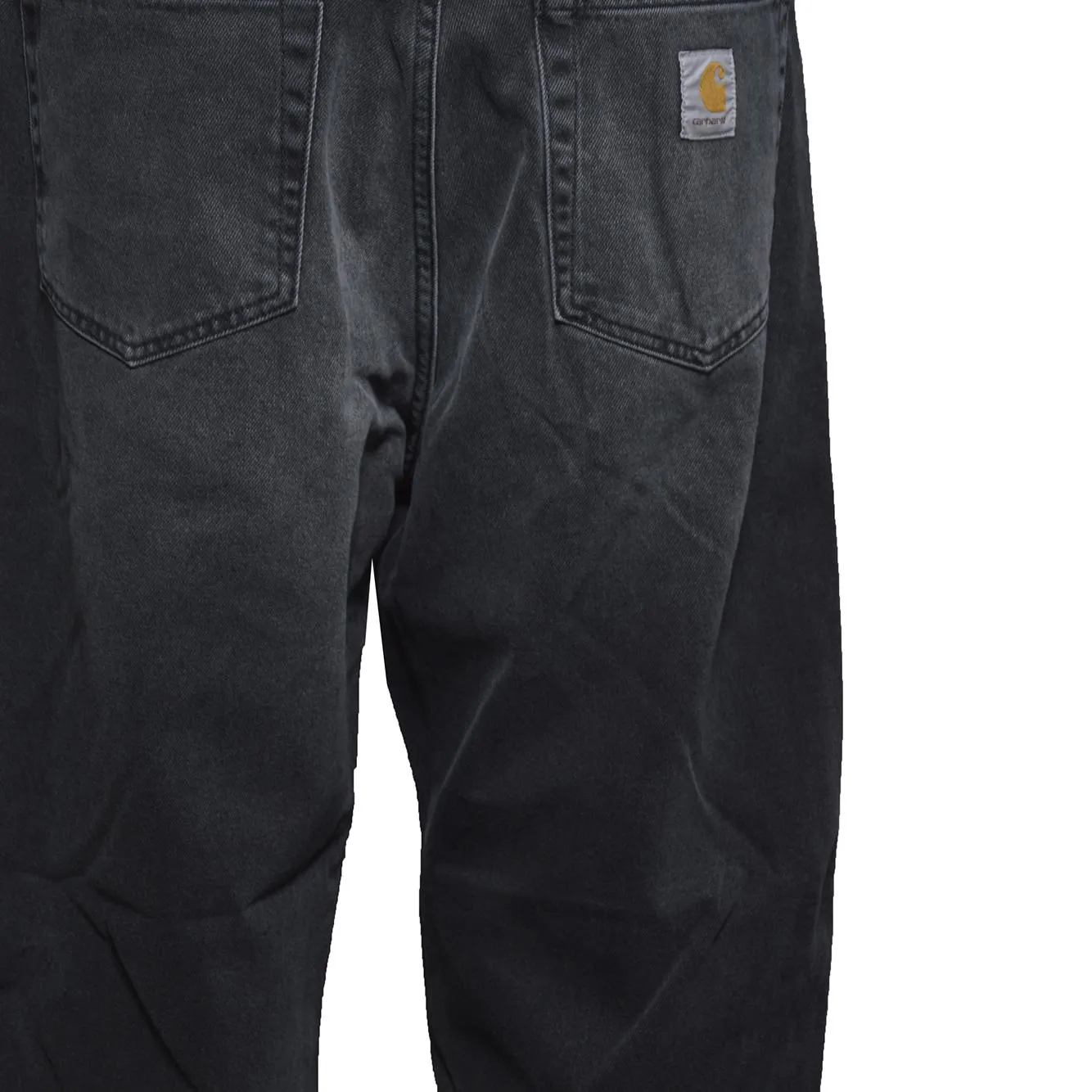 Carhartt WIP Landon I030468 jeans uomo nero cotone