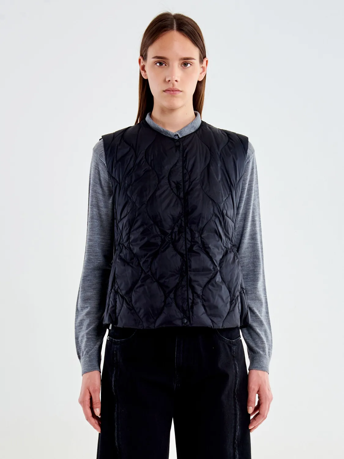 Vicolo Gilet Piumino Ultra Light nero S piumino