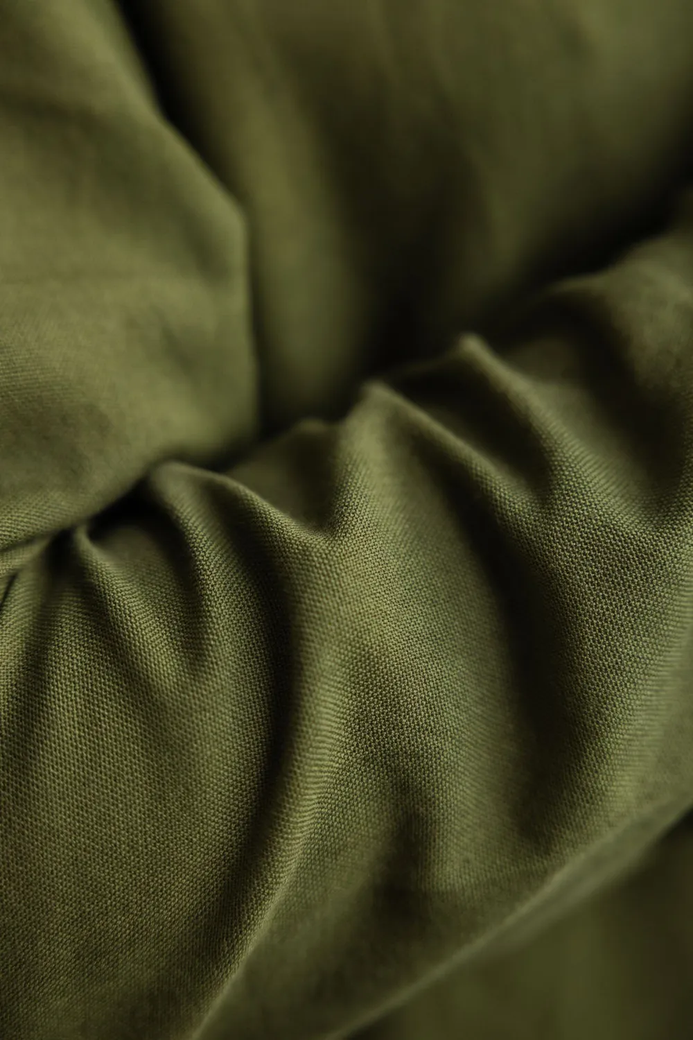 Jyoti Fair Works Harish camicia uomo verde muschio cotone