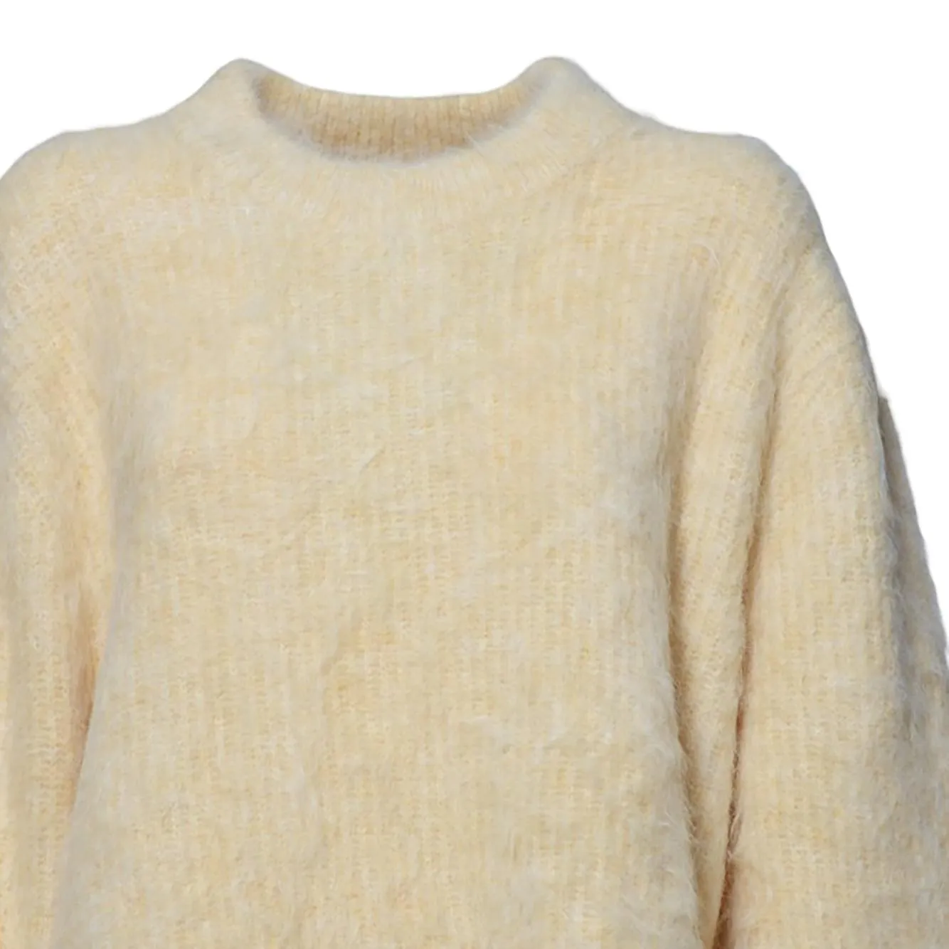 Séfr Haru pullover giallo S in alpaca spazzolata