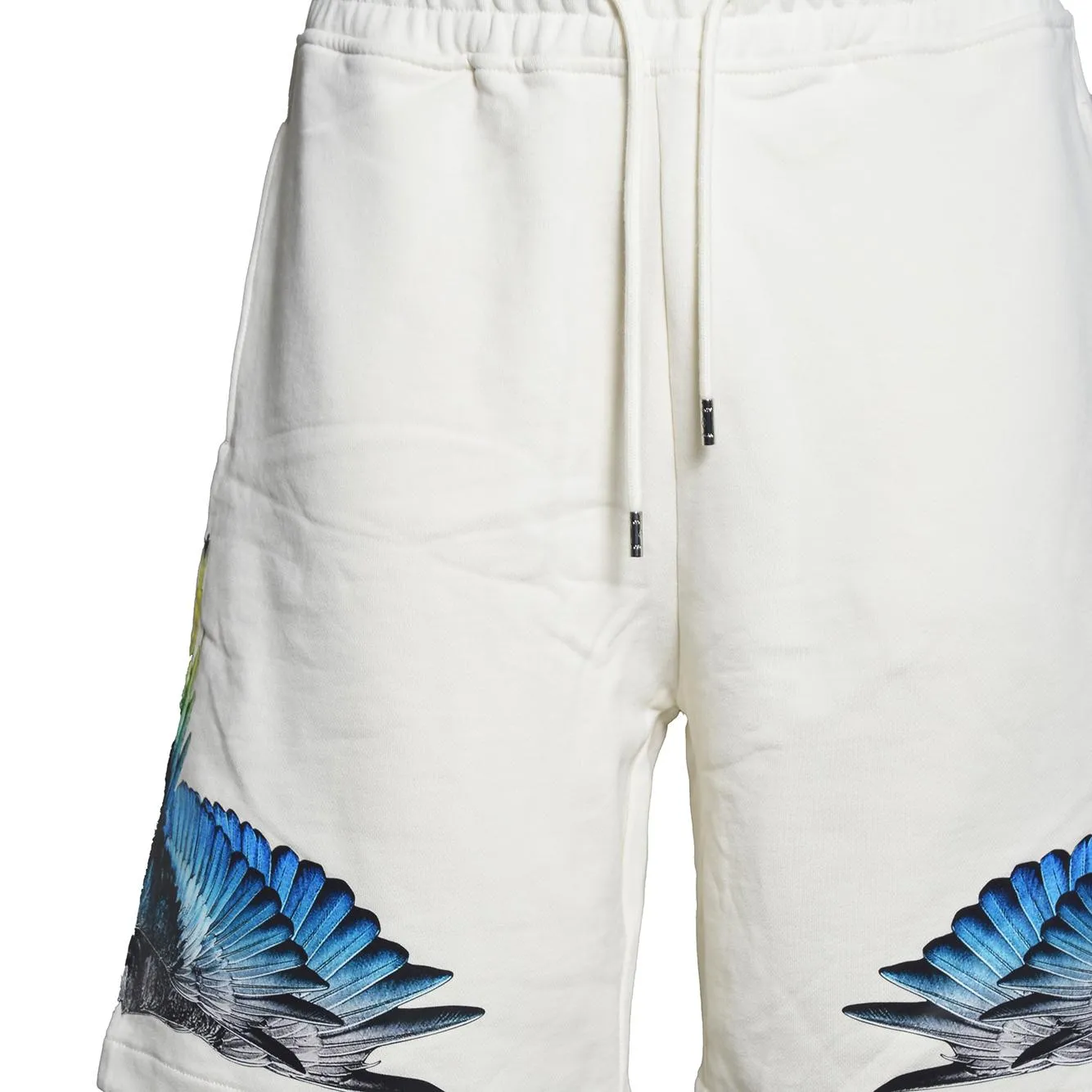 Marcelo Burlon S6CMMABE026 bermuda cotone bianco