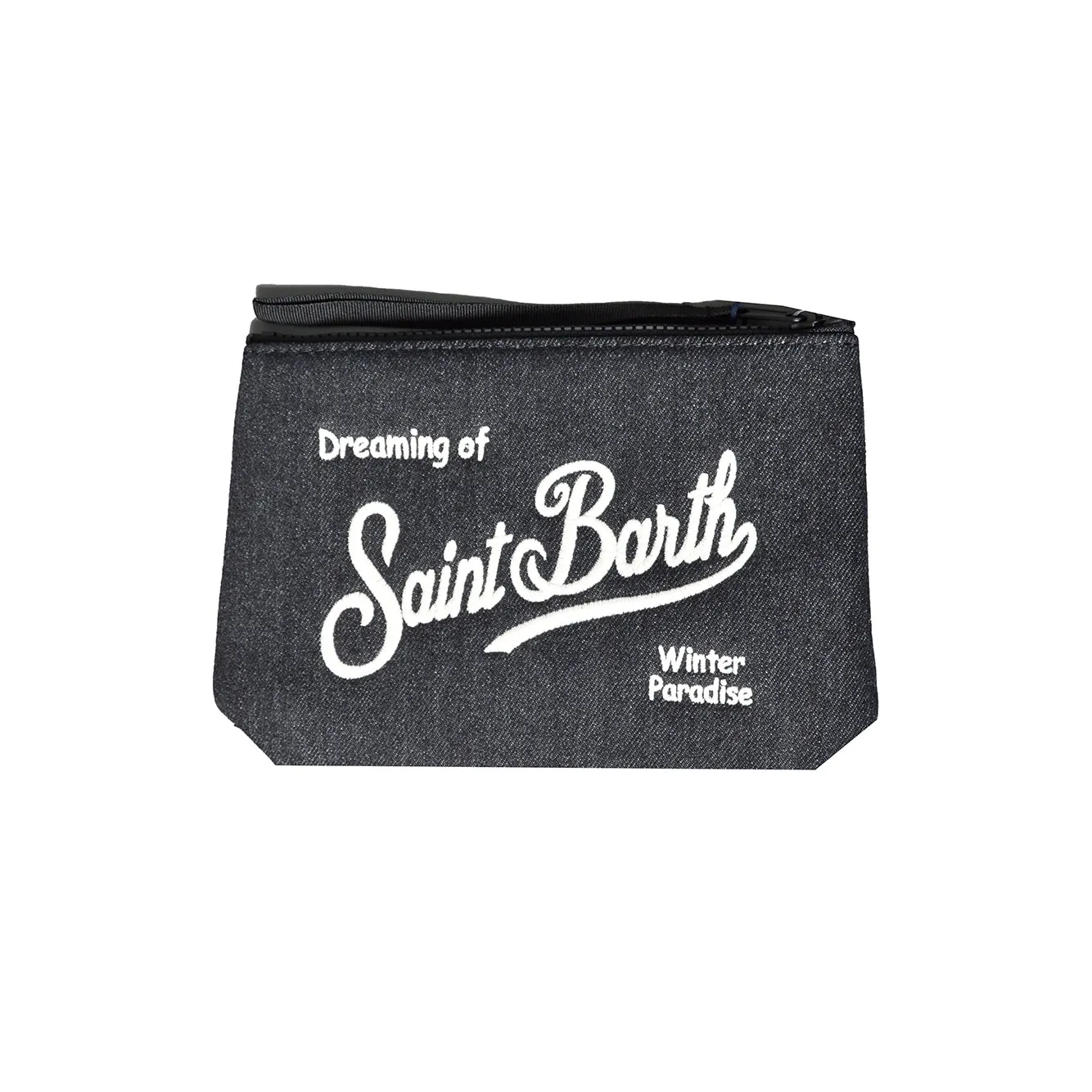MC2 Saint Barth ALI0031 pochette denim nero taglia unica