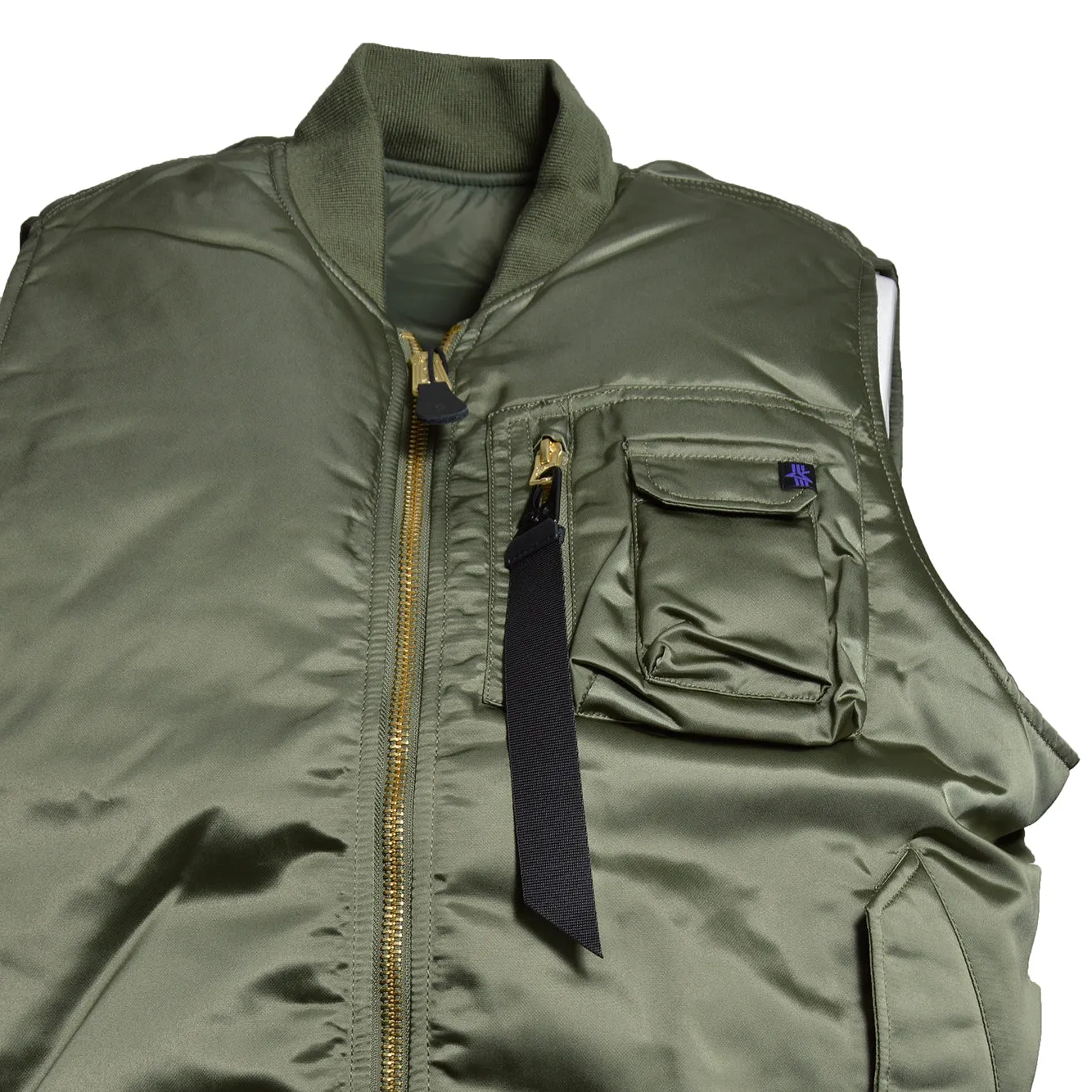 Alpha Industries MA-1 Base SS758102 gilet verde nylon