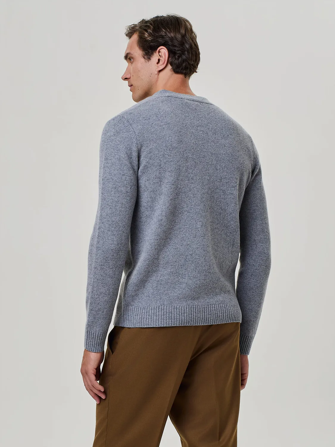 Paul Taylor cardigan lana scollo V grigio