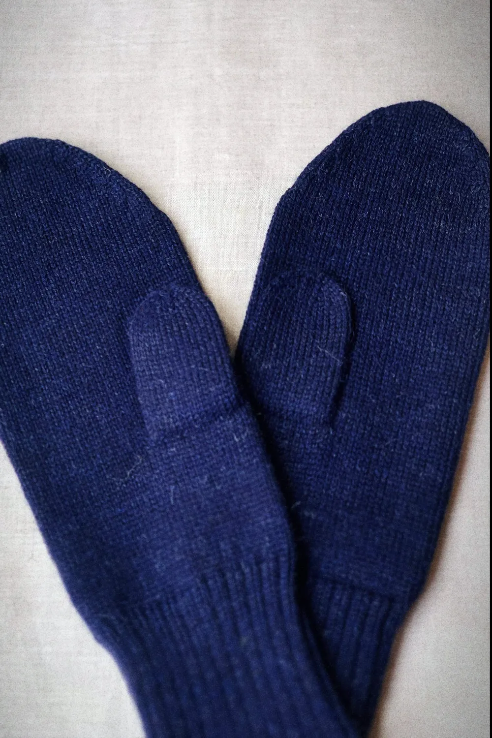 Jyoti - Fair Works Paita Navy muffole baby alpaca blu