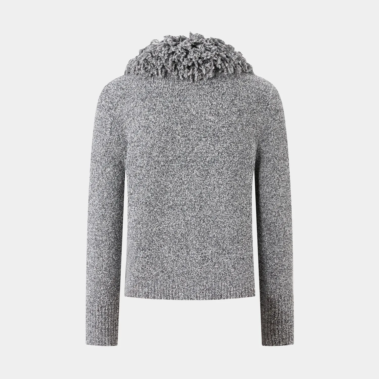 PORTS FW24 LT9K039UZD019 cardigan grigio 2 in misto lana