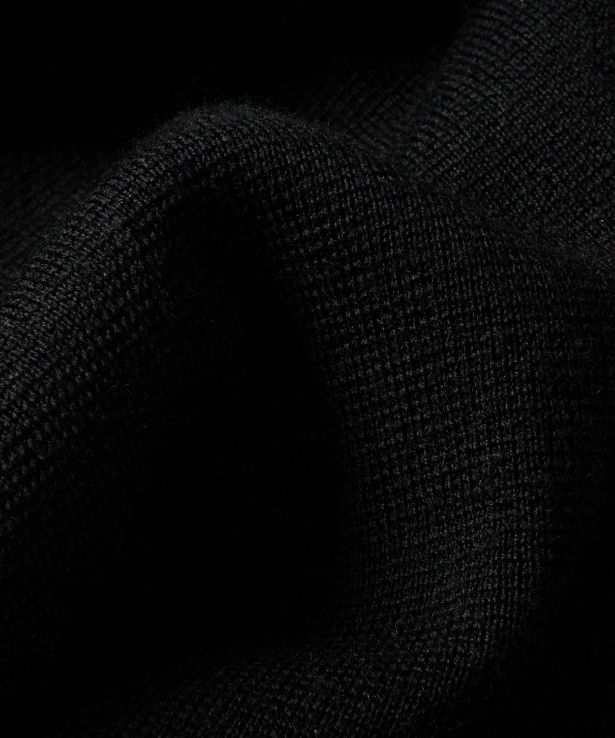 Rodier abito lungo Milano merino nero collo alto