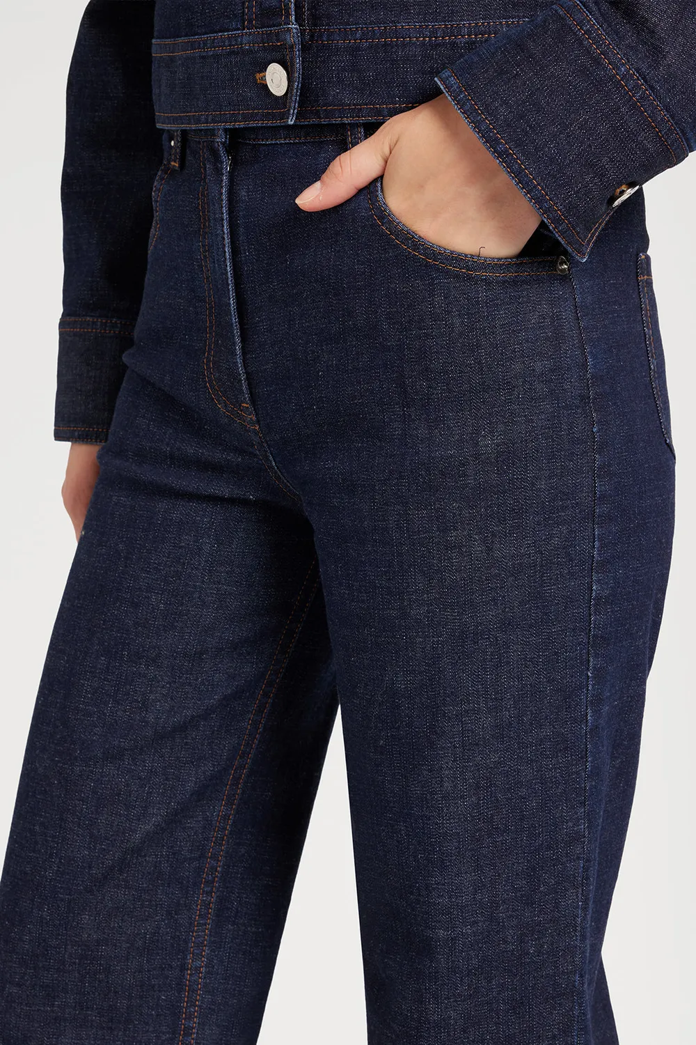 Ports 1961 FW25 jeans regular indaco denim elasticizzato
