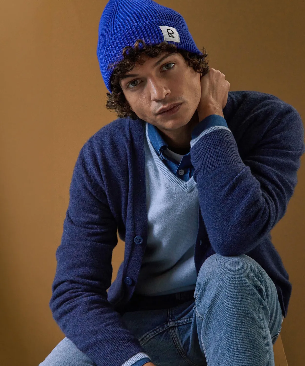 Rodier Cardigan Cashmere 2 Capi cardigan blu denim