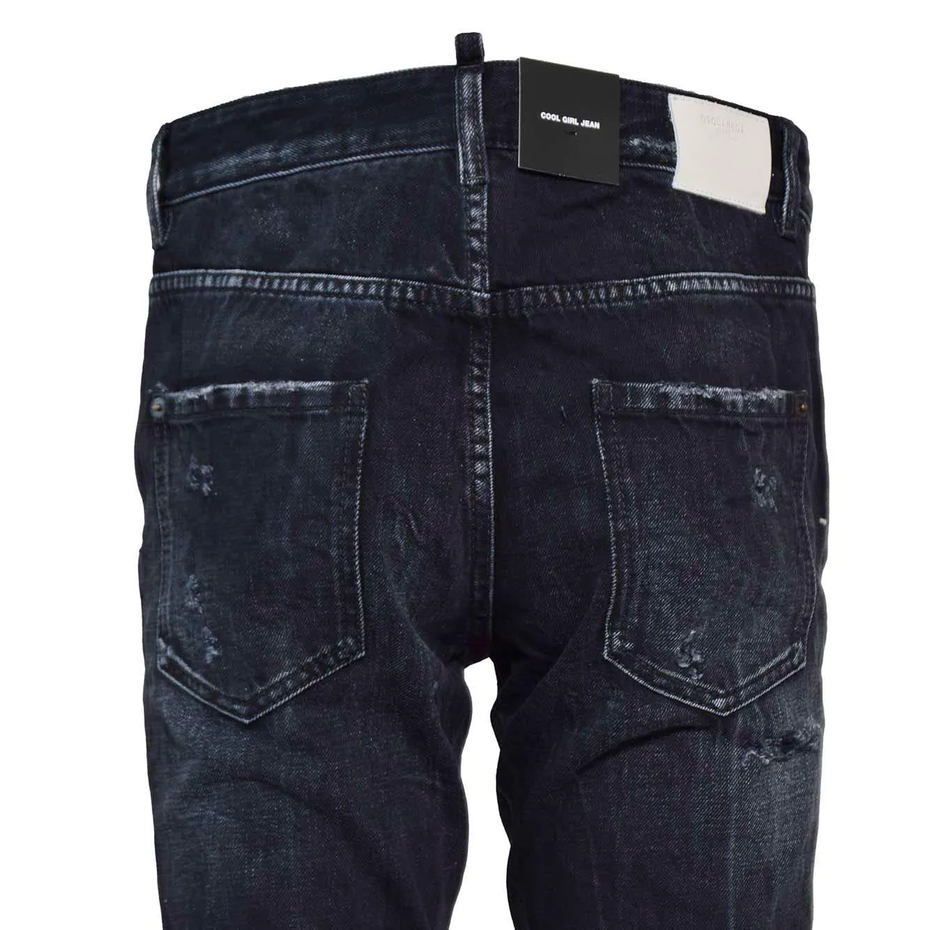 Dsquared2 Cool Girl S75LB0937D30009 jeans nero strappato