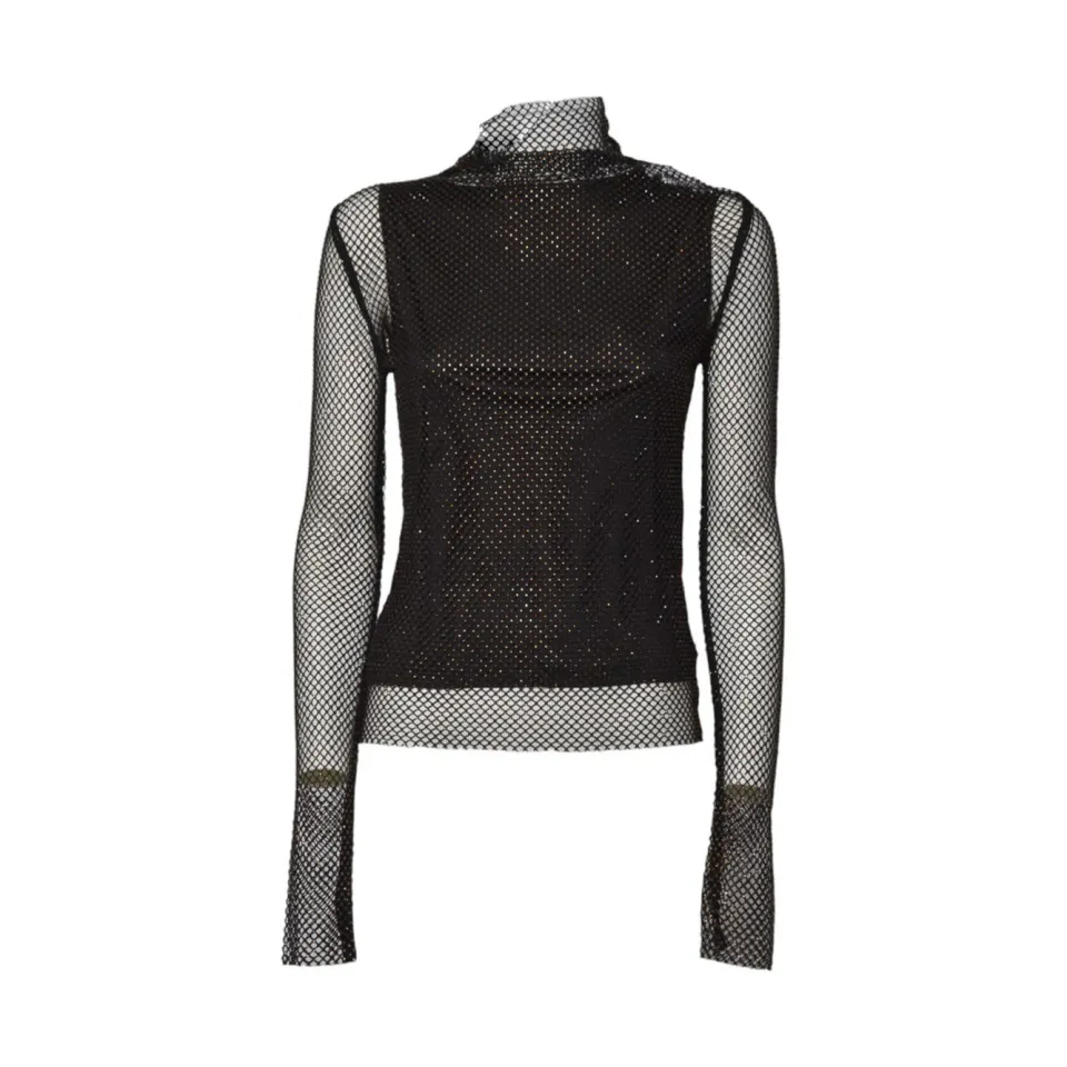 Sportmax Gerarda top nero con sottoveste
