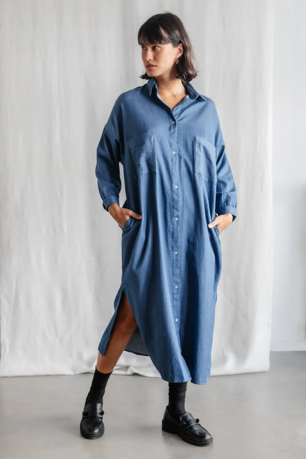 Jyoti Ananya Denim abito camicia denim