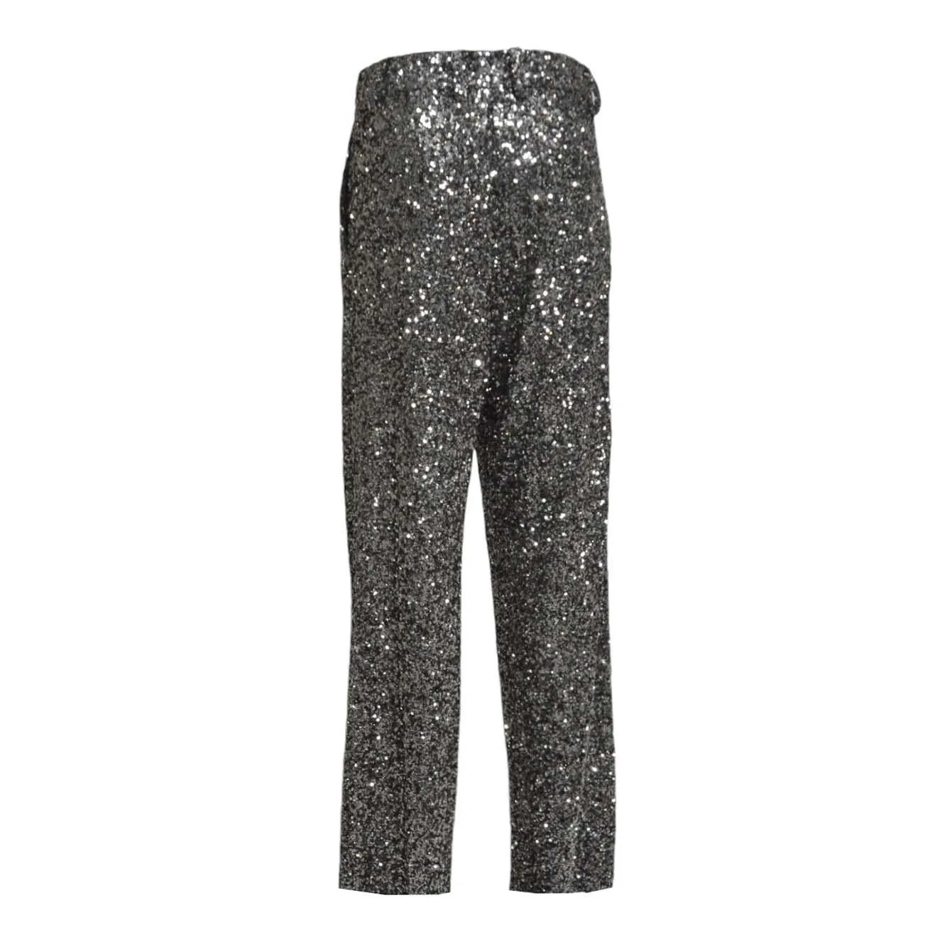 Nineminutes 25FWNPN0013 pantalone paillettes argento 40