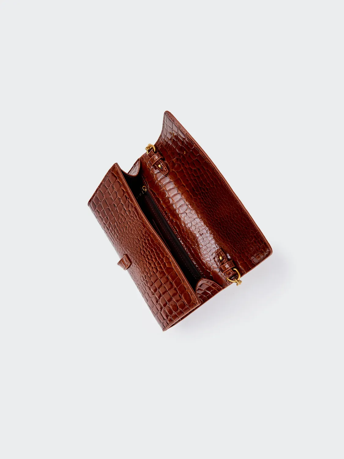 Vicolo Shibuya Belted pochette moka