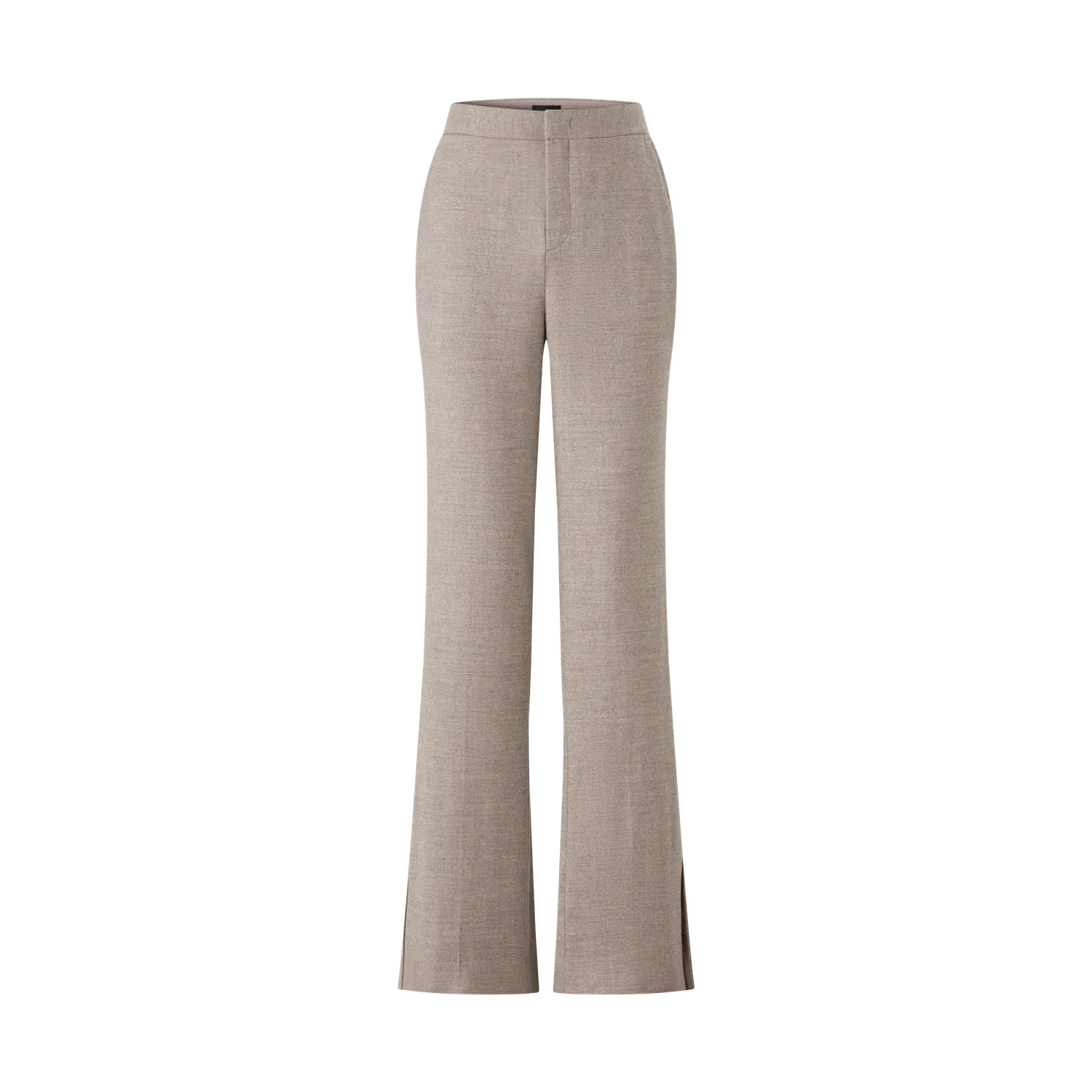 PORTS Classic pantaloni lana grigio spacchi