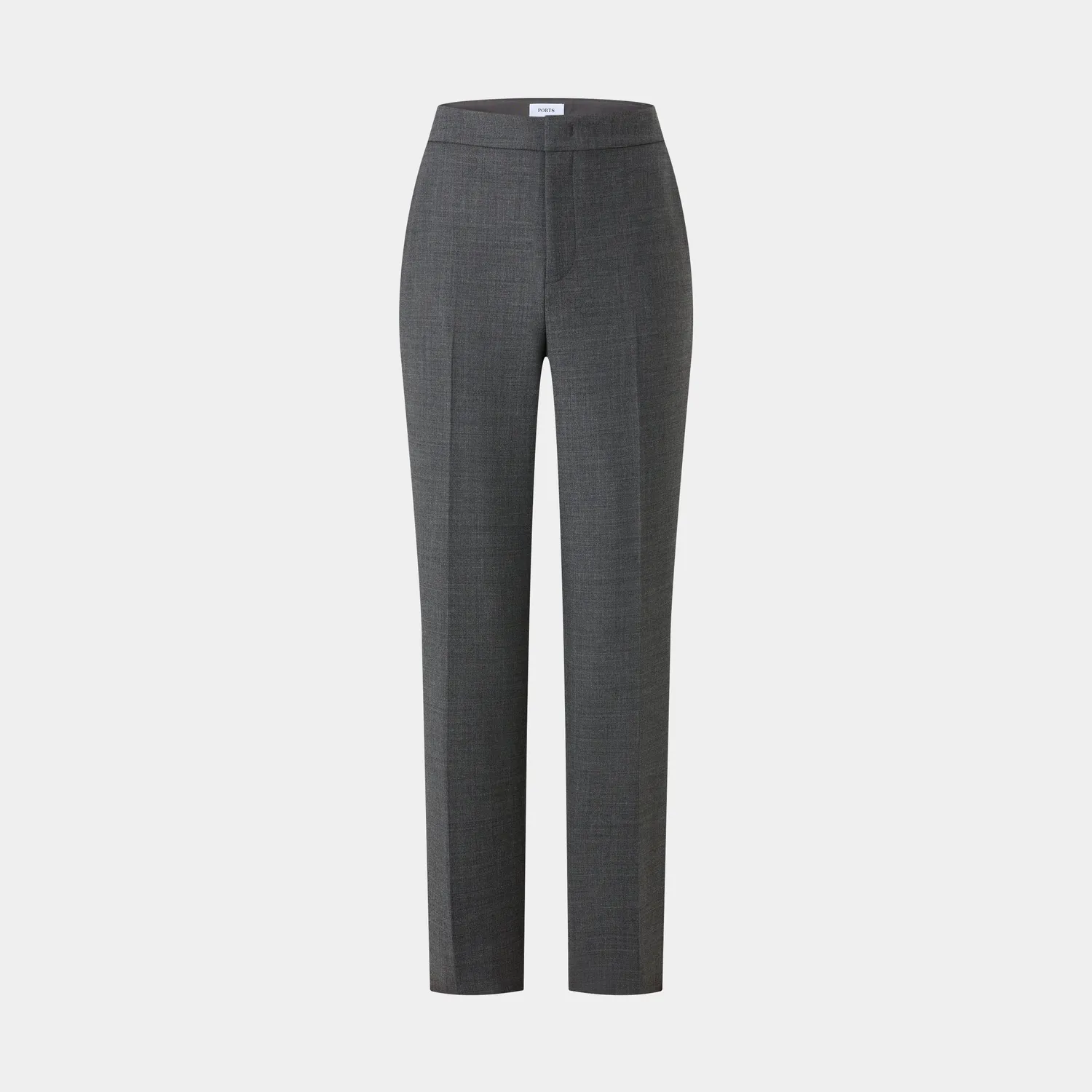 Ports Effortlessly Cigarette pantaloni grigio lana
