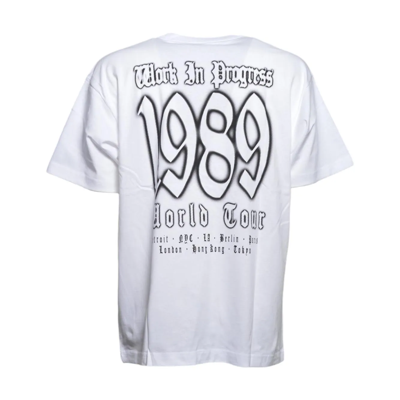 Carhartt Wip I036236 t-shirt World Tour bianco nero