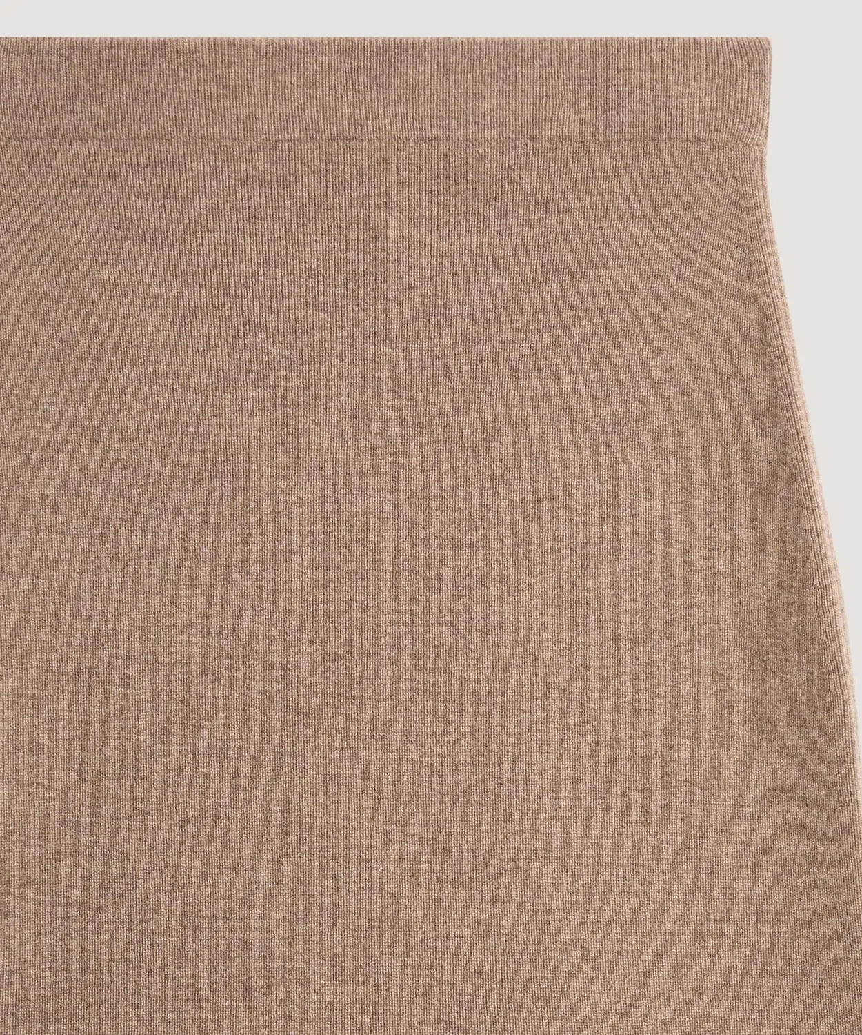 Rodier Gonna dritta lana cashmere Camel Midi S