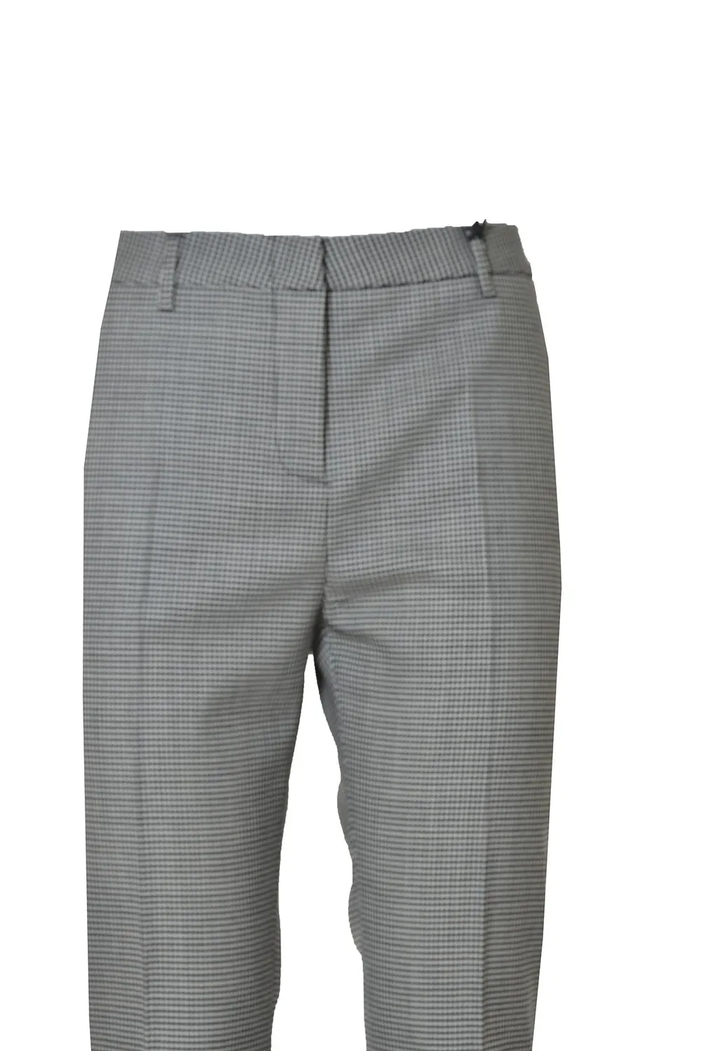 Tonello 02P53207396U pantalone slim pied-de-poule
