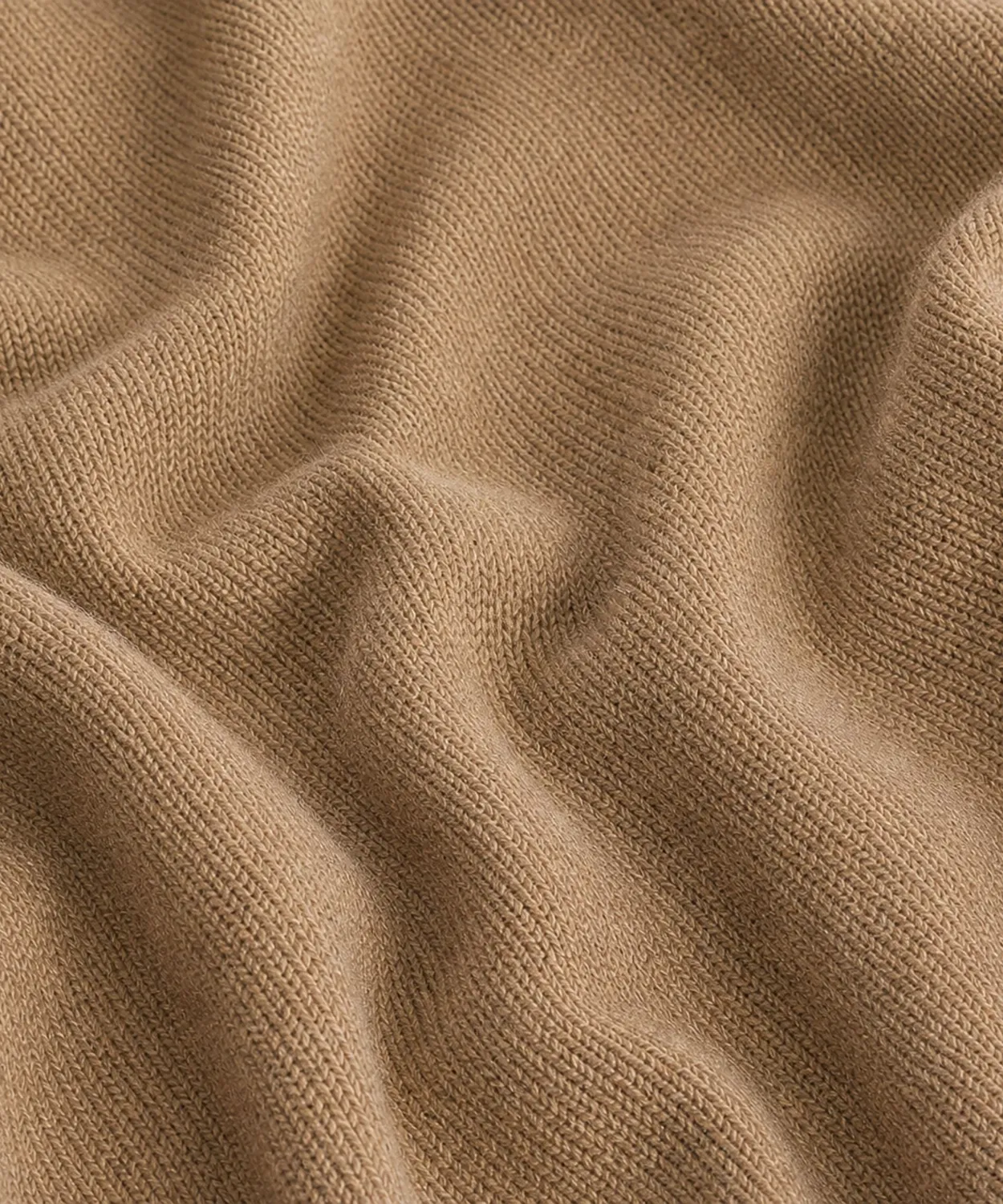 Rodier Maglione girocollo lana merino cammello uomo