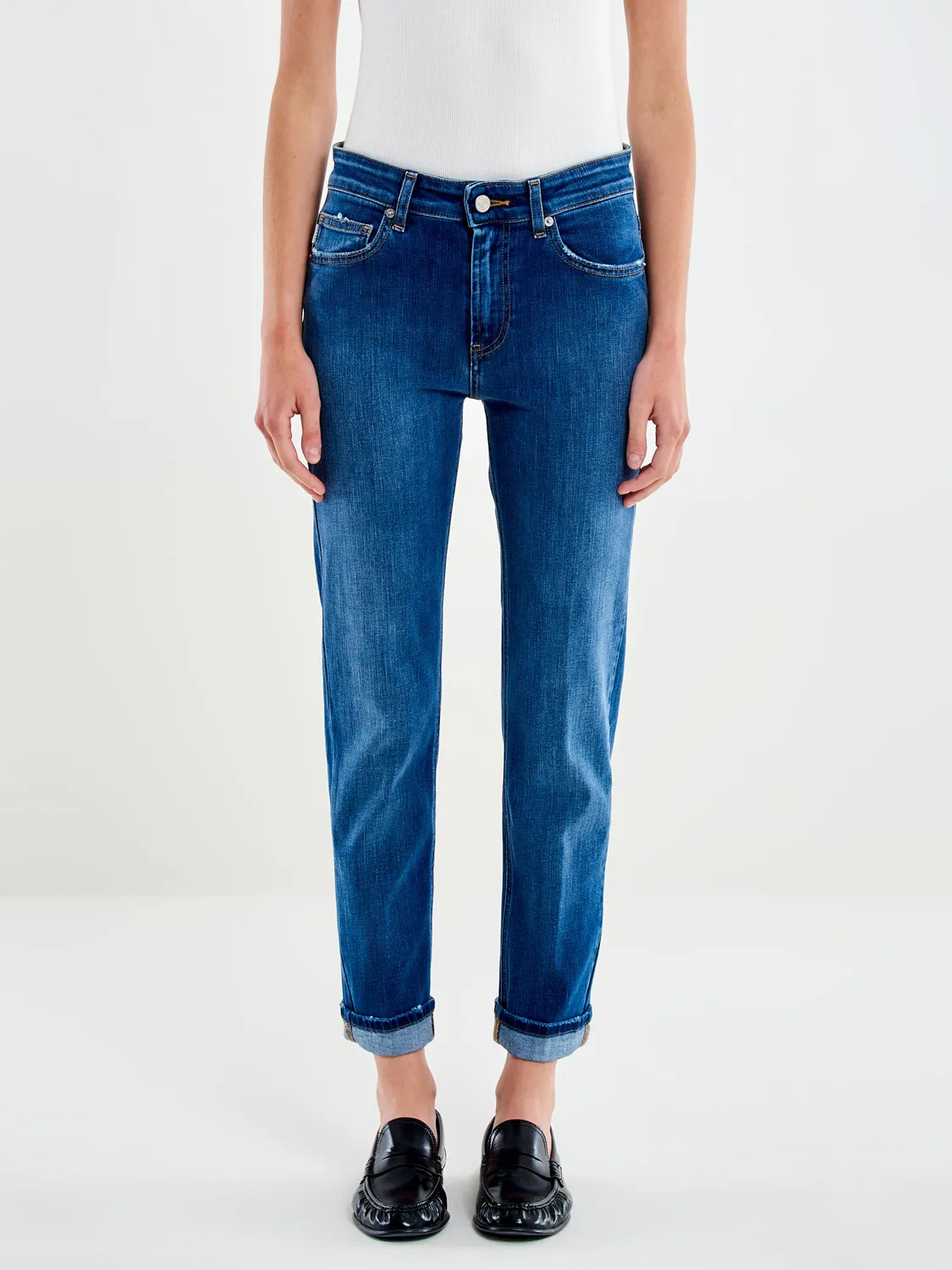 Vicolo Jeans Icon Daisy Slim Blu Taglia S