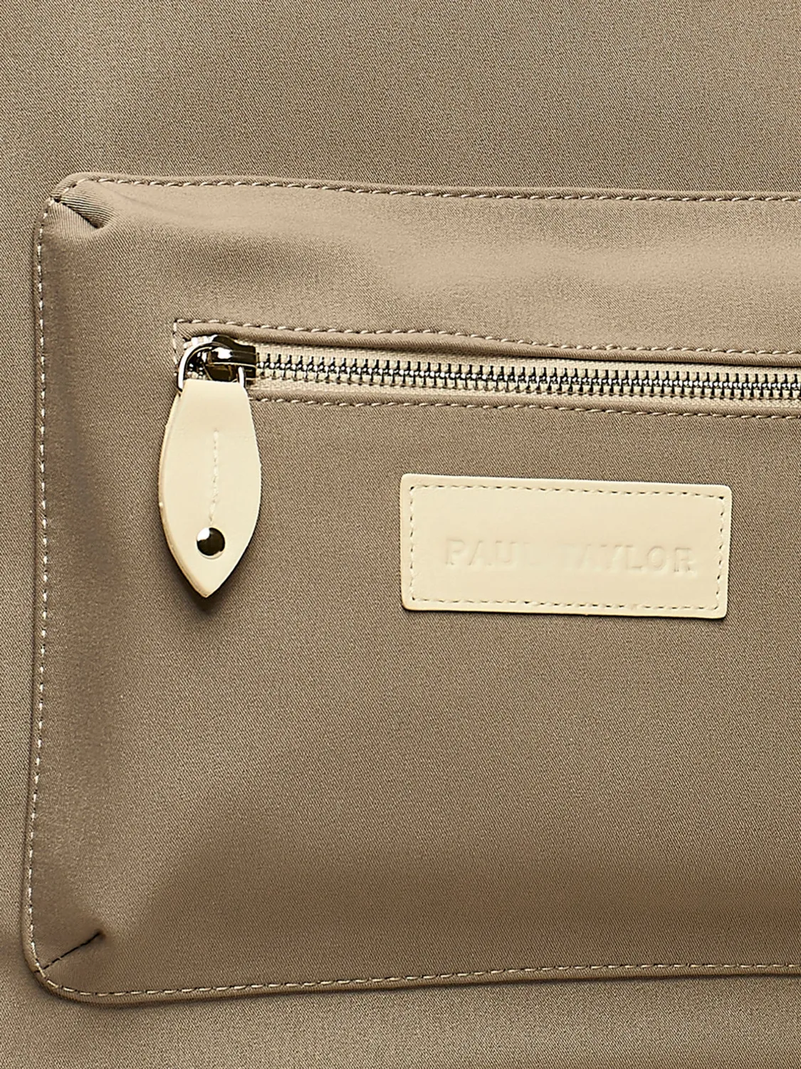 Paul Taylor Zaino Tessuto Tecnico Grigio con Piping