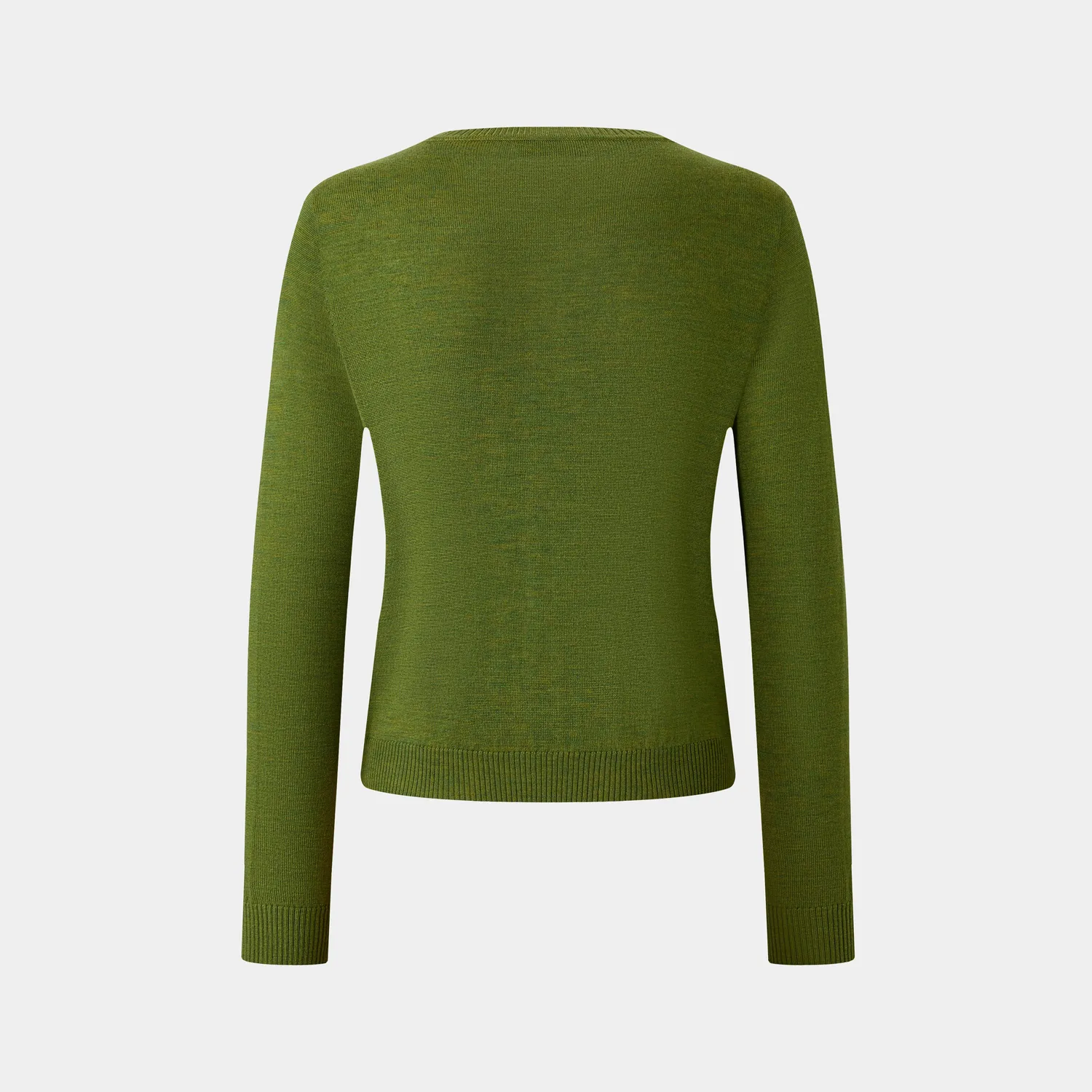 Ports FW25 cardigan argyle verde loden frost