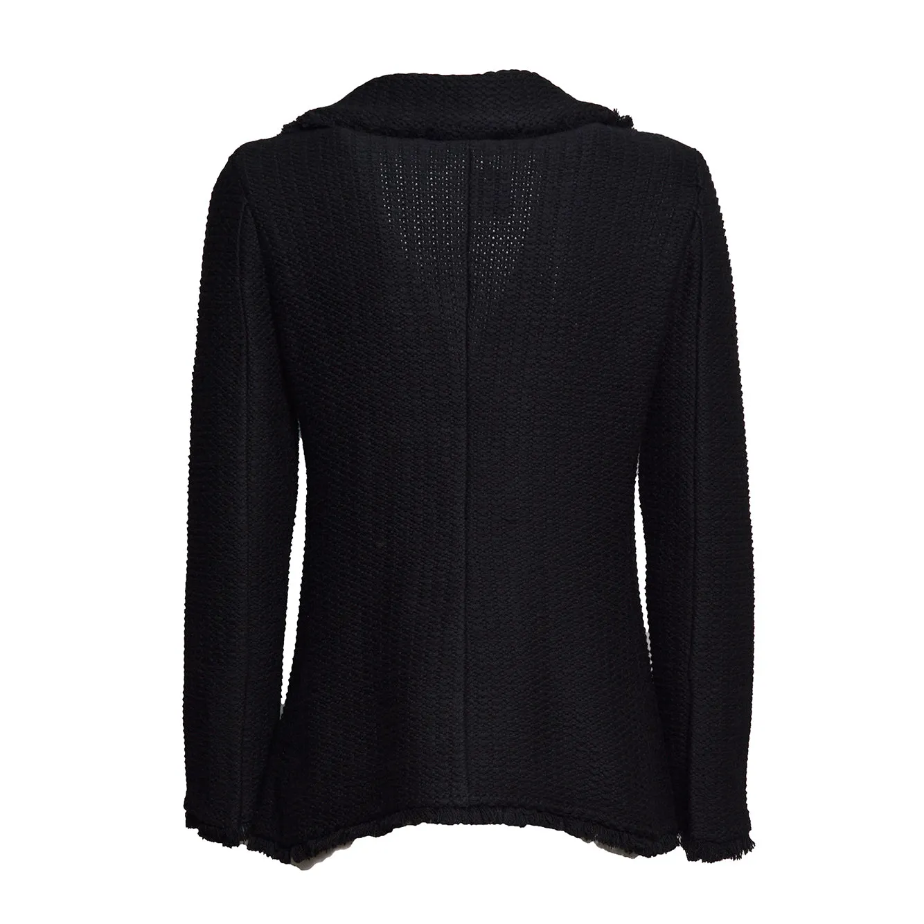Charlott 811300 giacca doppiopetto nero lana