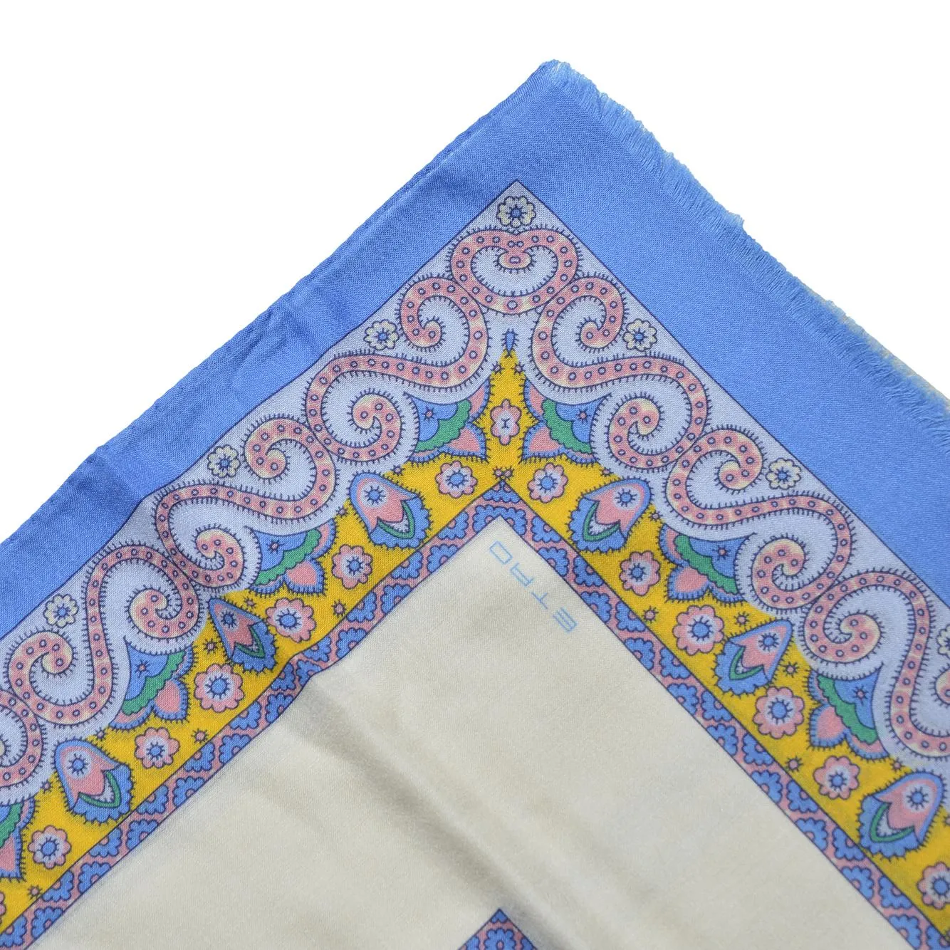 Etro WATA0010AK634 sciarpa beige seta cashmere paisley