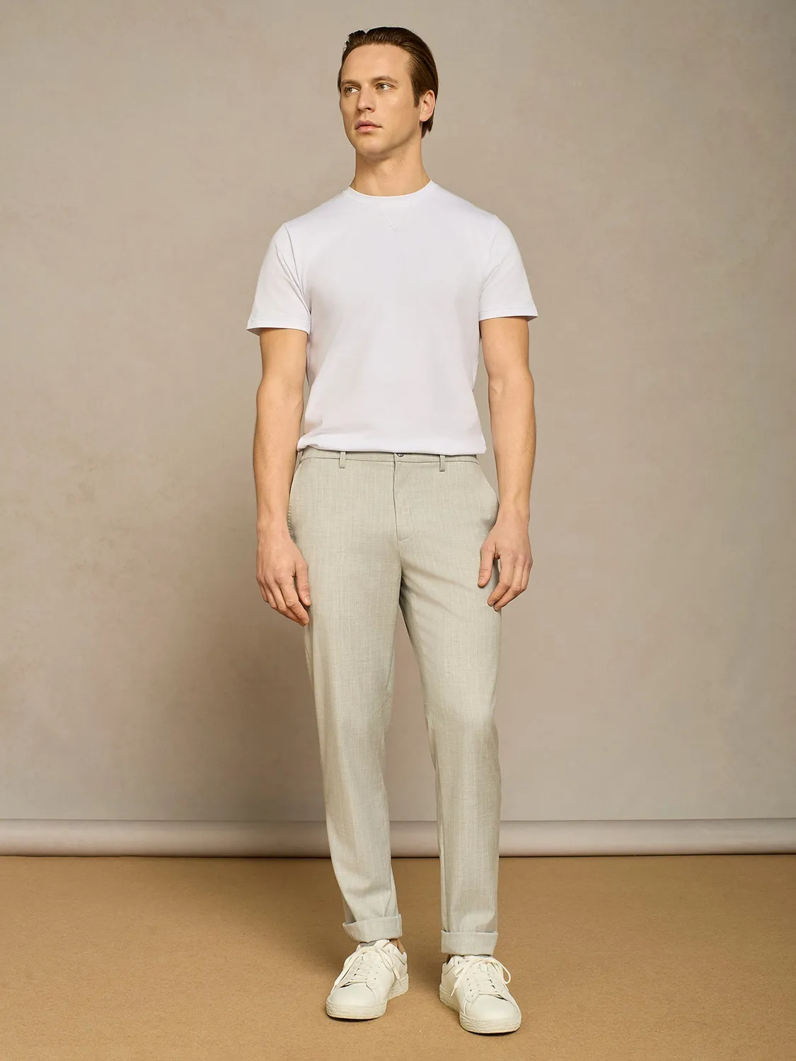 Paul Taylor t-shirt cotone bianca impunture girocollo