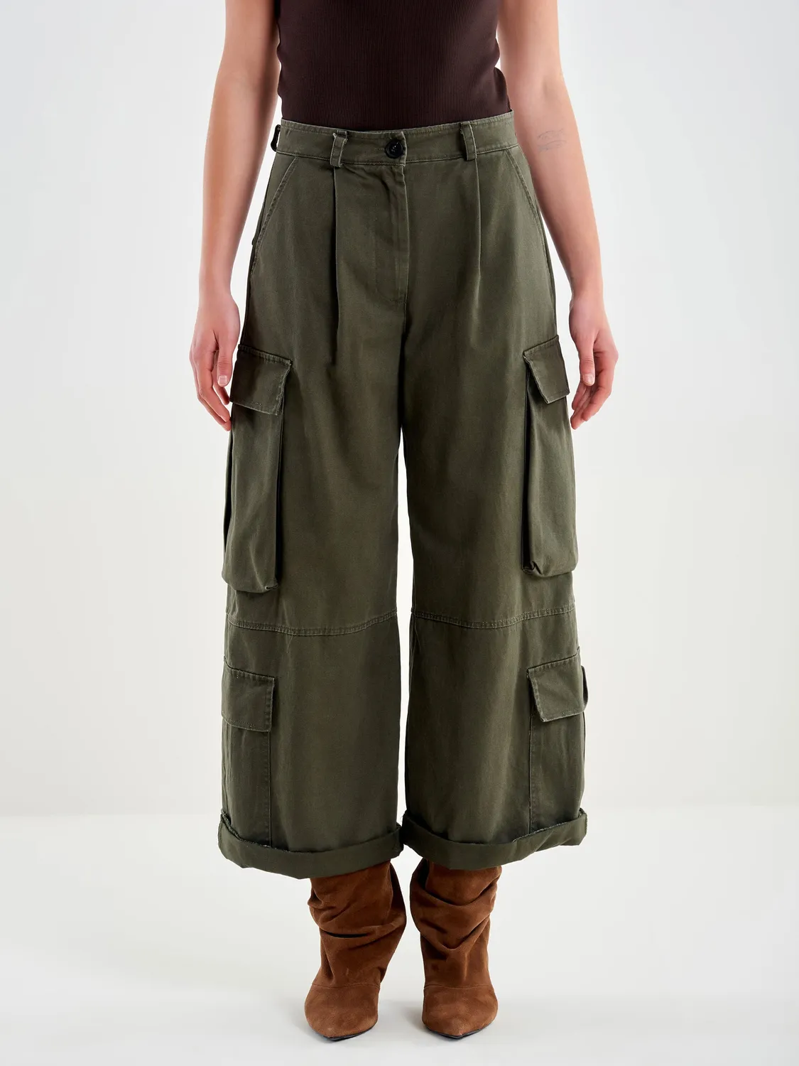 Vicolo Bermuda Cargo bermuda cotone militare