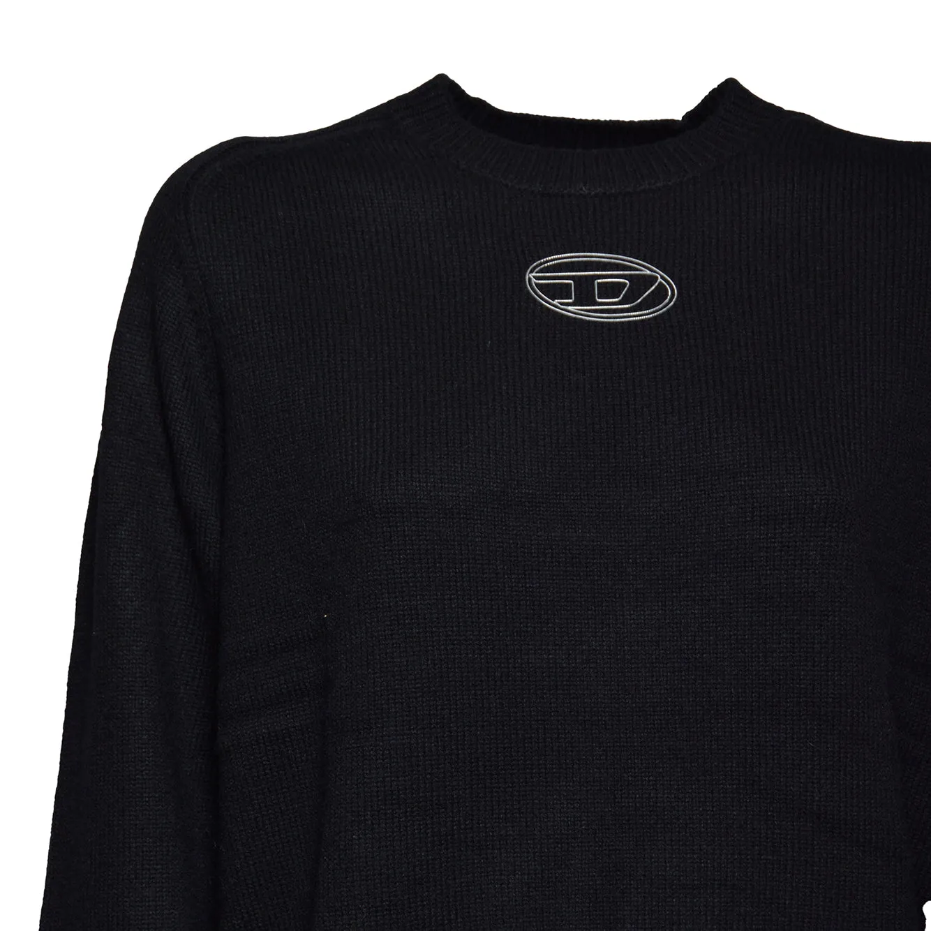 Diesel Junior J02931KYAYXK900 cardigan nero lana