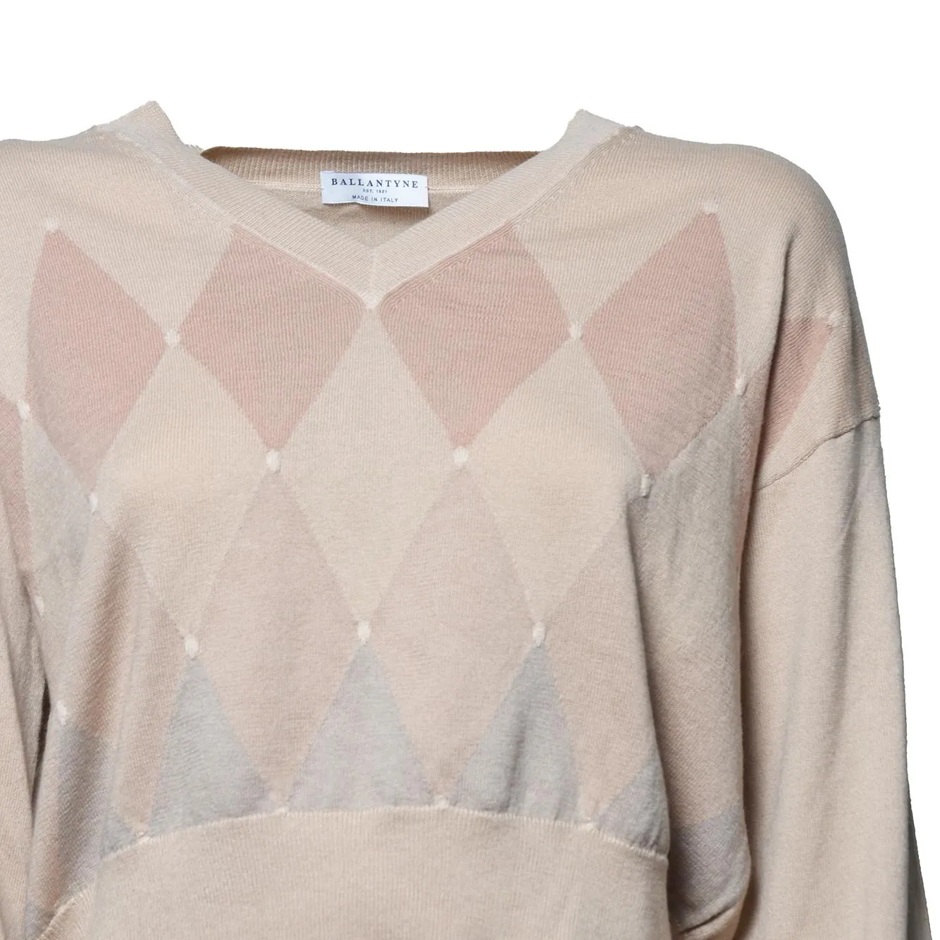Ballantyne B1P85612C01 maglia scollo V rosa antico