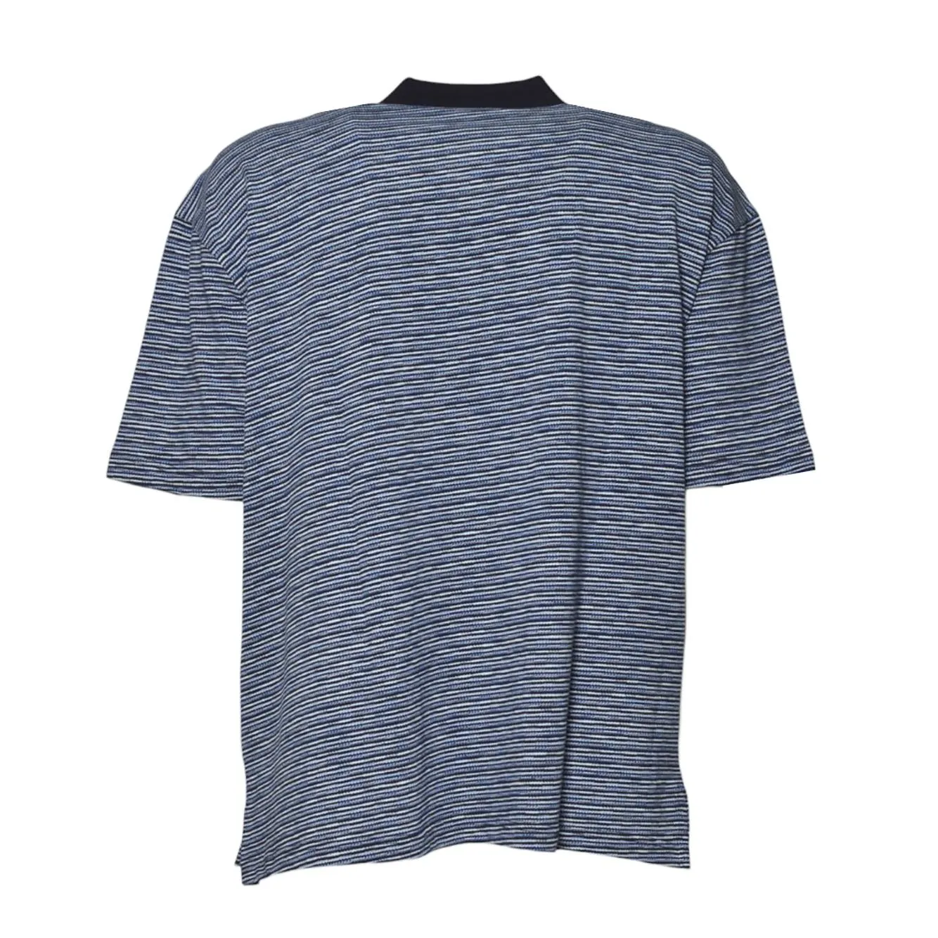 Etro Roma MRMD001599JR503 polo blu righe cotone